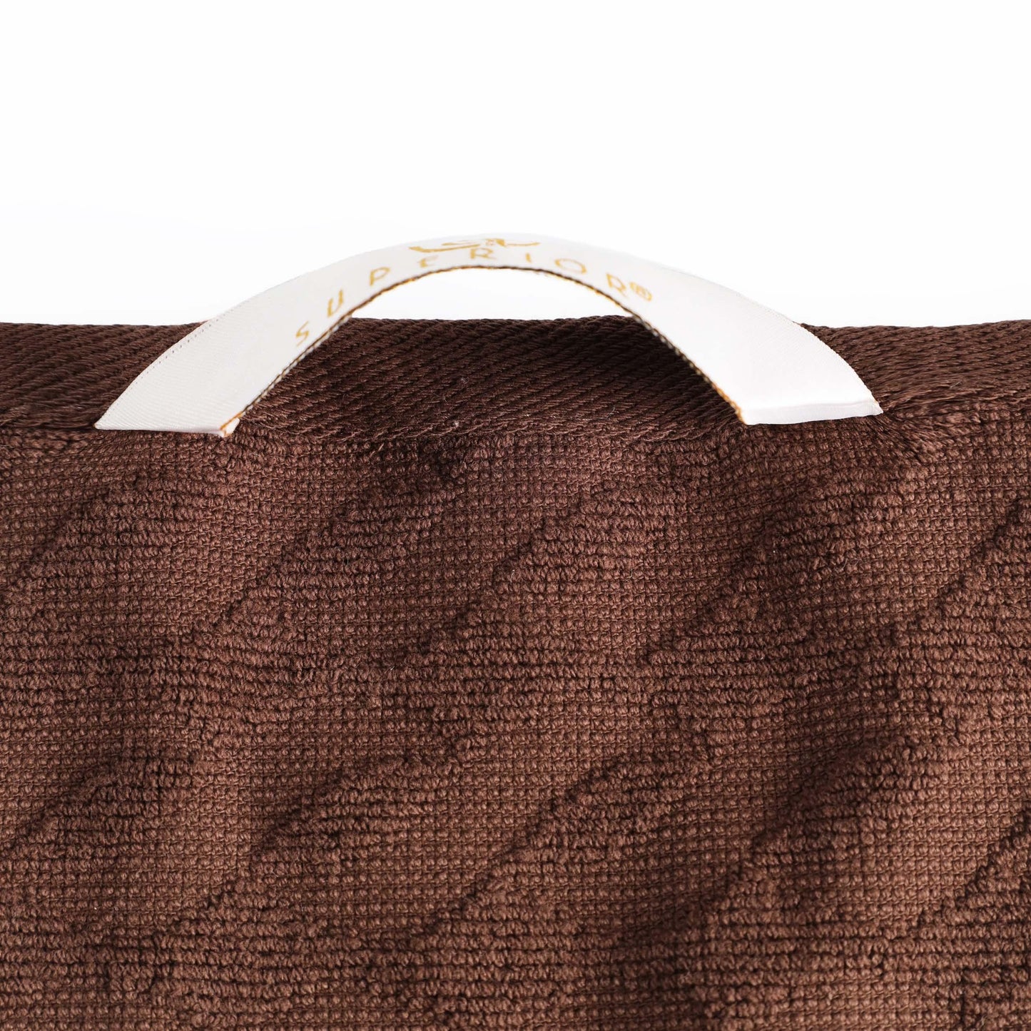 Premium Turkish Cotton Herringbone Jacquard Assorted 6-Piece Towel Set - Chocolate