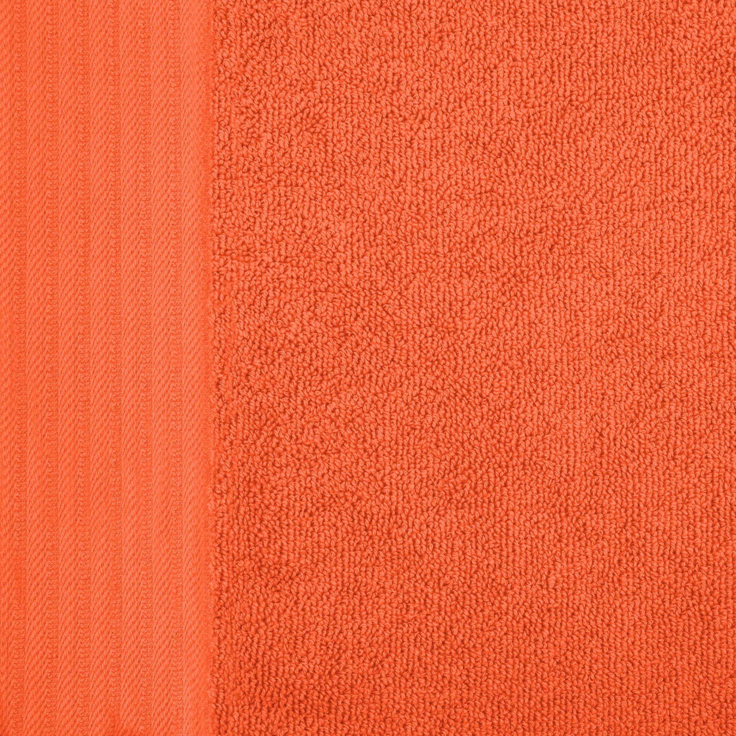 Premium Turkish Cotton Jacquard Herringbone and Solid 8-Piece Towel Set - Emberglow
