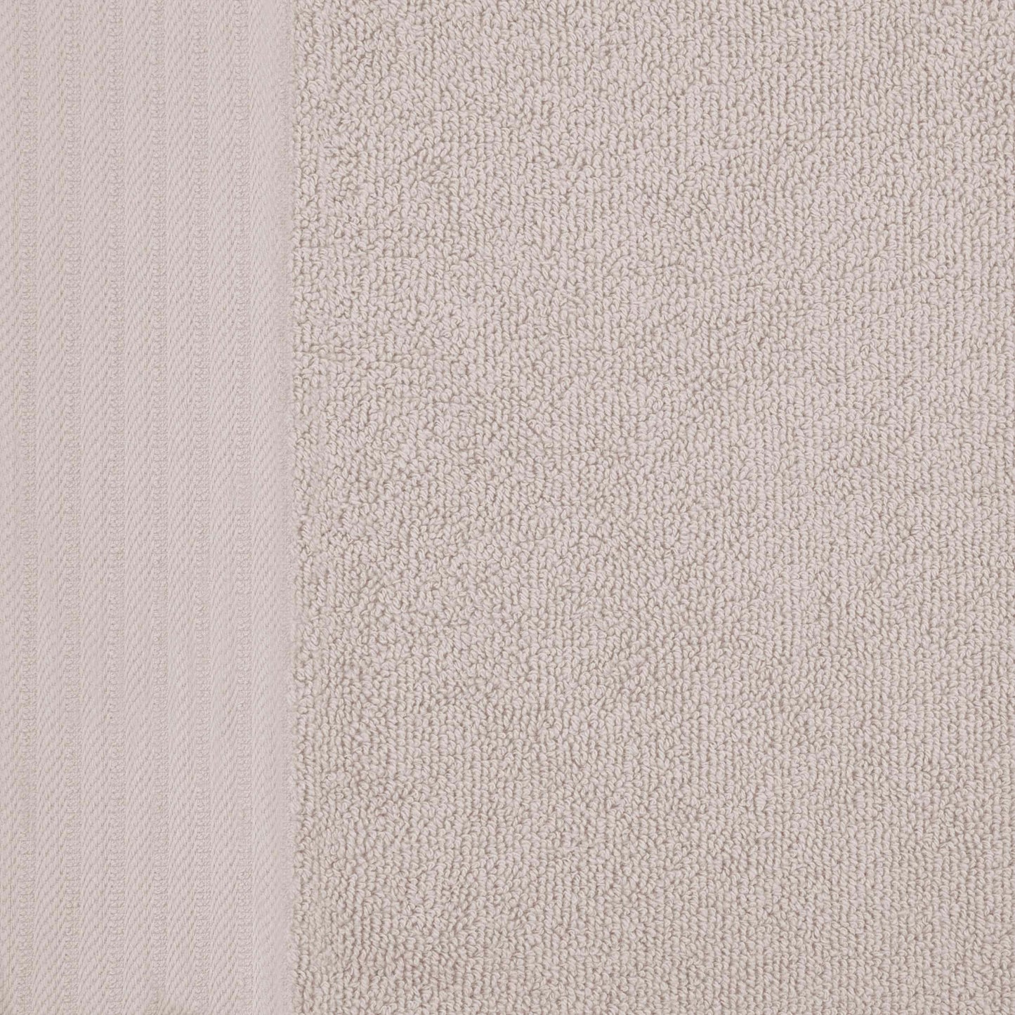 Premium Turkish Cotton Herringbone Solid Assorted 6-Piece Towel Set - Ivory