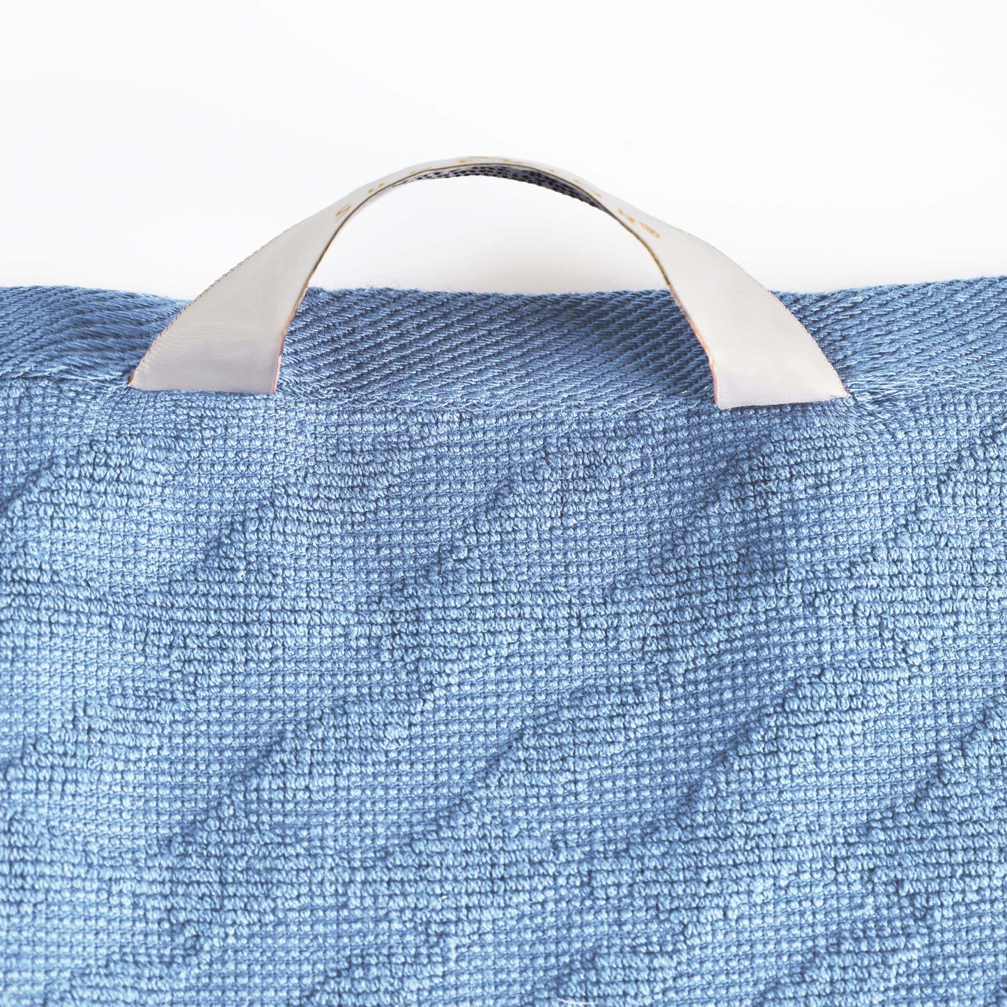 Premium Turkish Cotton Jacquard Herringbone and Solid 8-Piece Towel Set - Pacific Blue