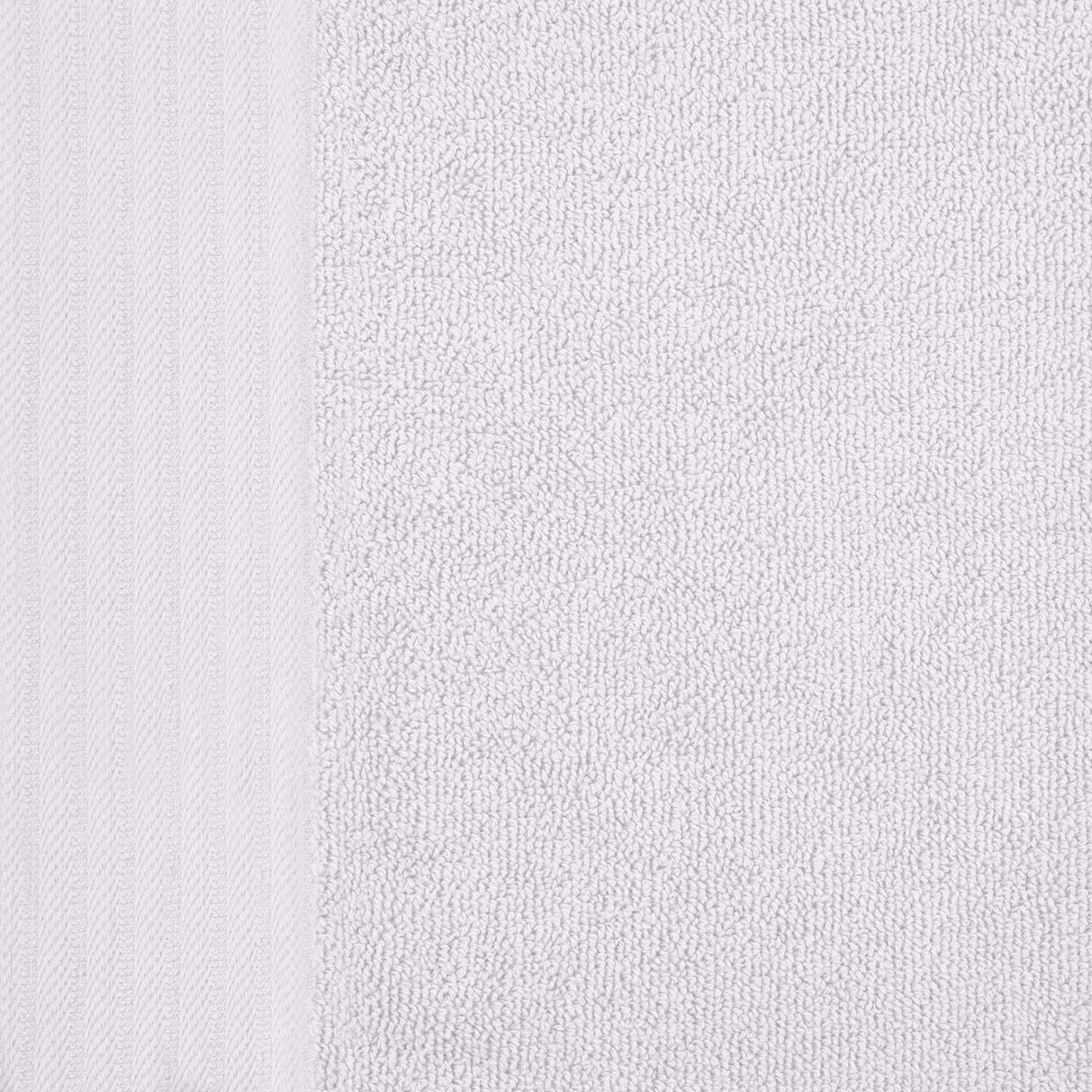 Premium Turkish Cotton Herringbone Solid Assorted 6-Piece Towel Set - Ivory