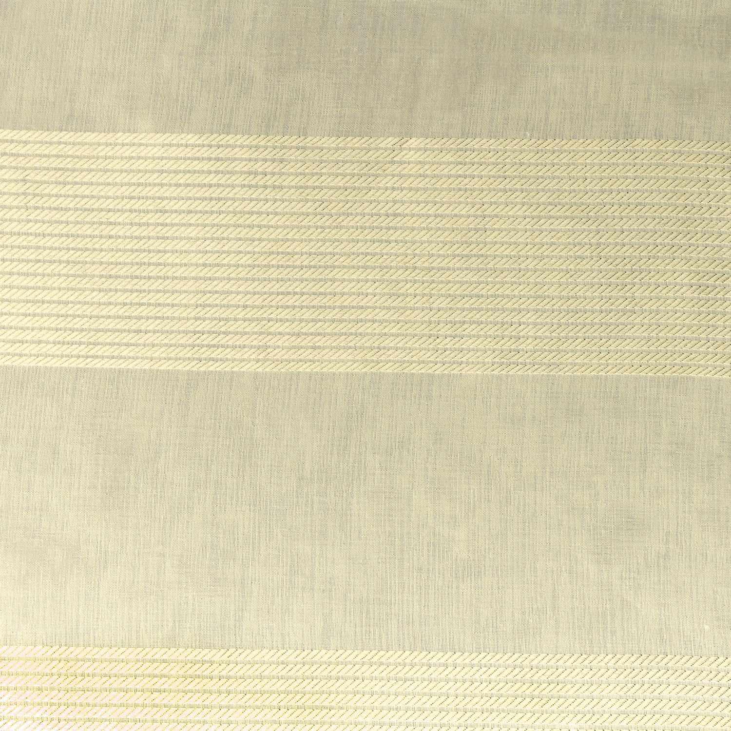 Dalisto Stripes 2-Piece Grommet Sheer Curtain Panel Set - Cream