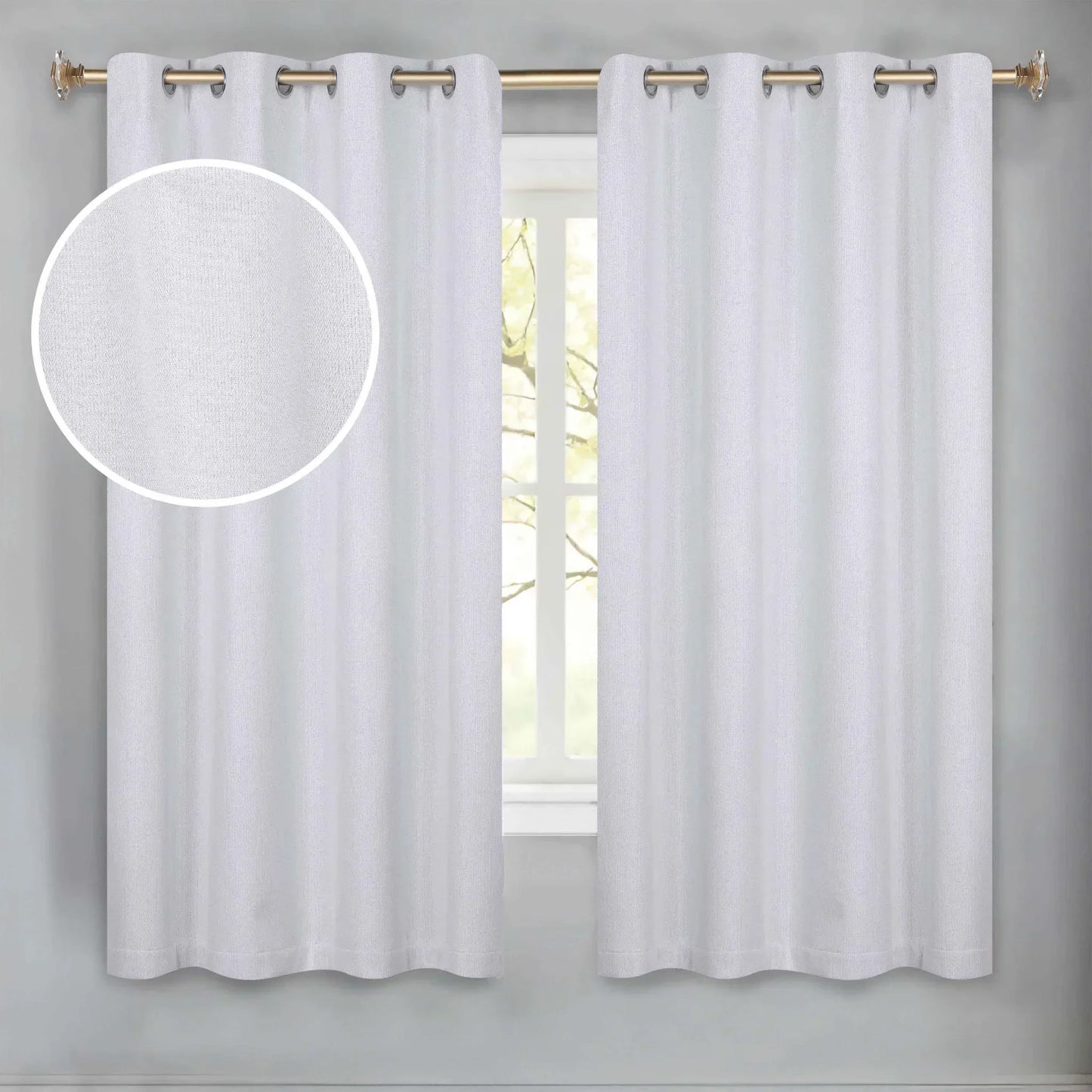 100 % Blackout Curtains Grommet Machine Washable 2 Panels Nyan