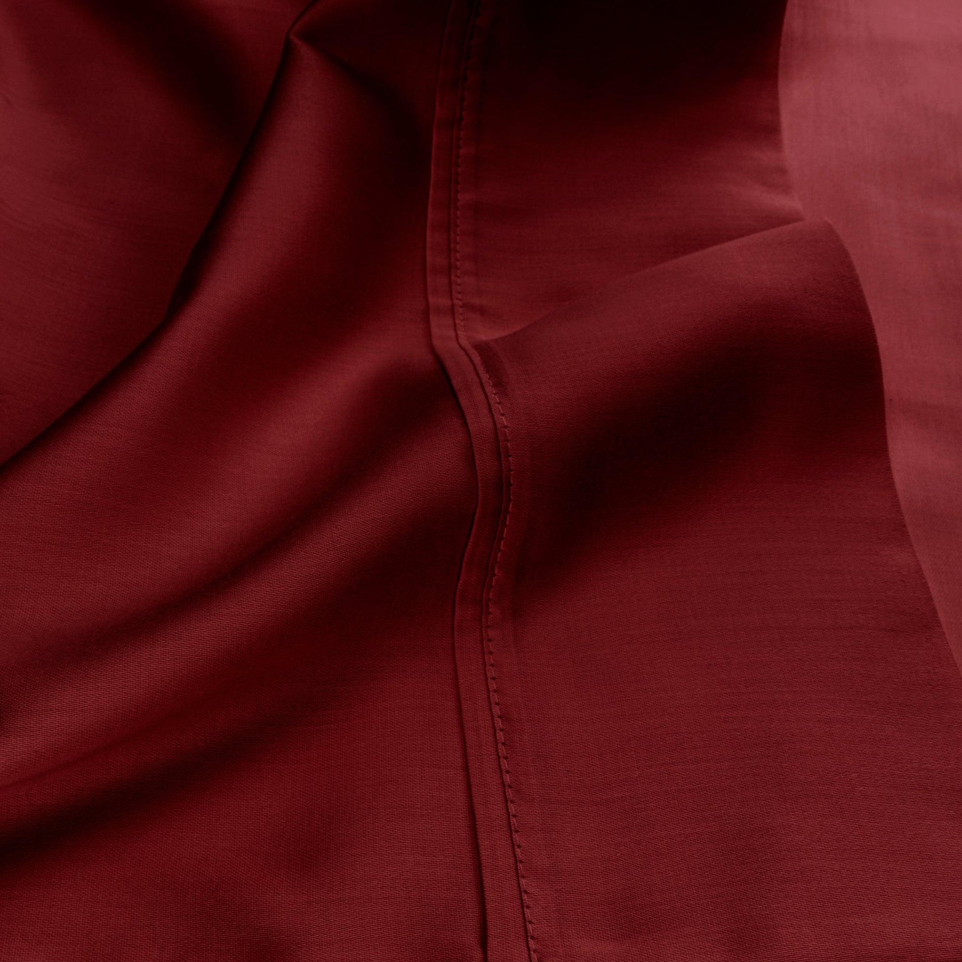 Superior Egyptian Cotton 530 Thread Count Solid Sheet Set - Burgundy