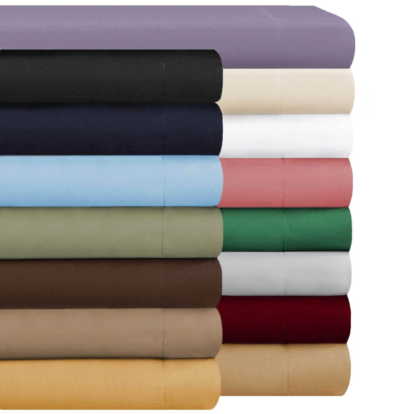 Superior Premium Egyptian Cotton 530 Thread Count Solid Duvet Cover Set - Black