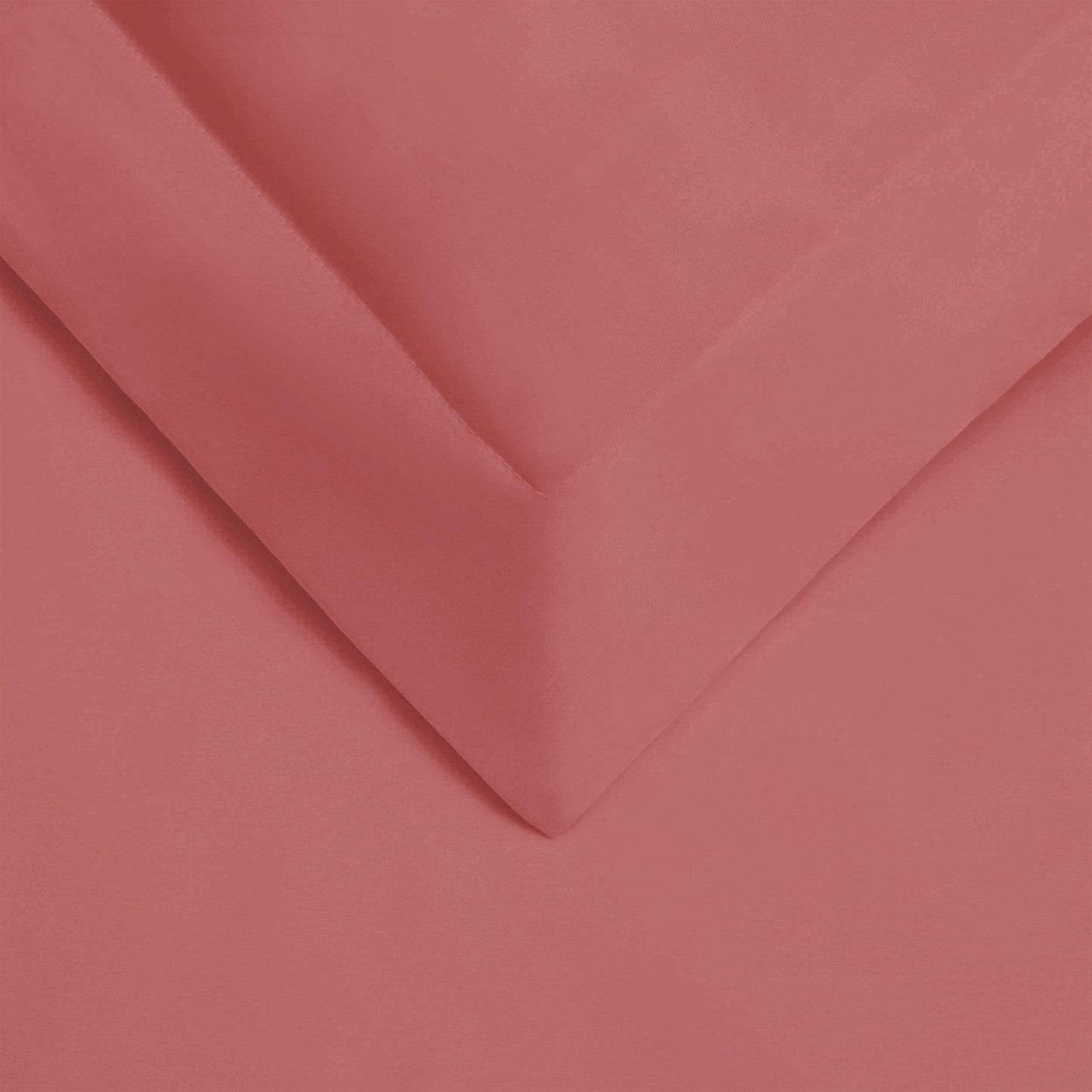 Superior Premium Egyptian Cotton 530 Thread Count Solid Duvet Cover Set - Blush