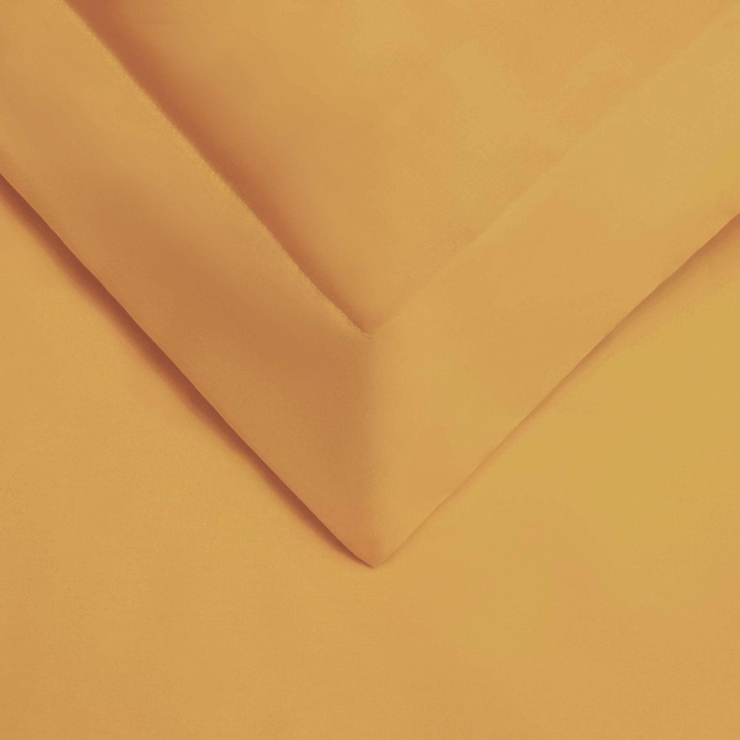 Superior Premium Egyptian Cotton 530 Thread Count Solid Duvet Cover Set - Gold