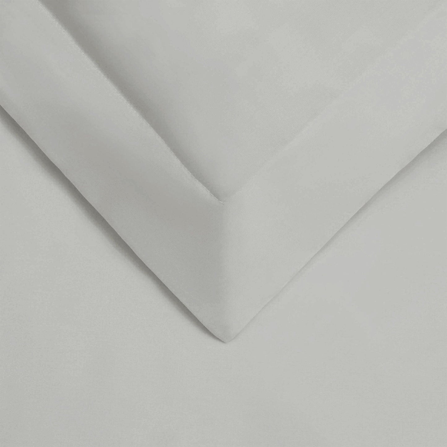 Superior Premium Egyptian Cotton 530 Thread Count Solid Duvet Cover Set - Platinum
