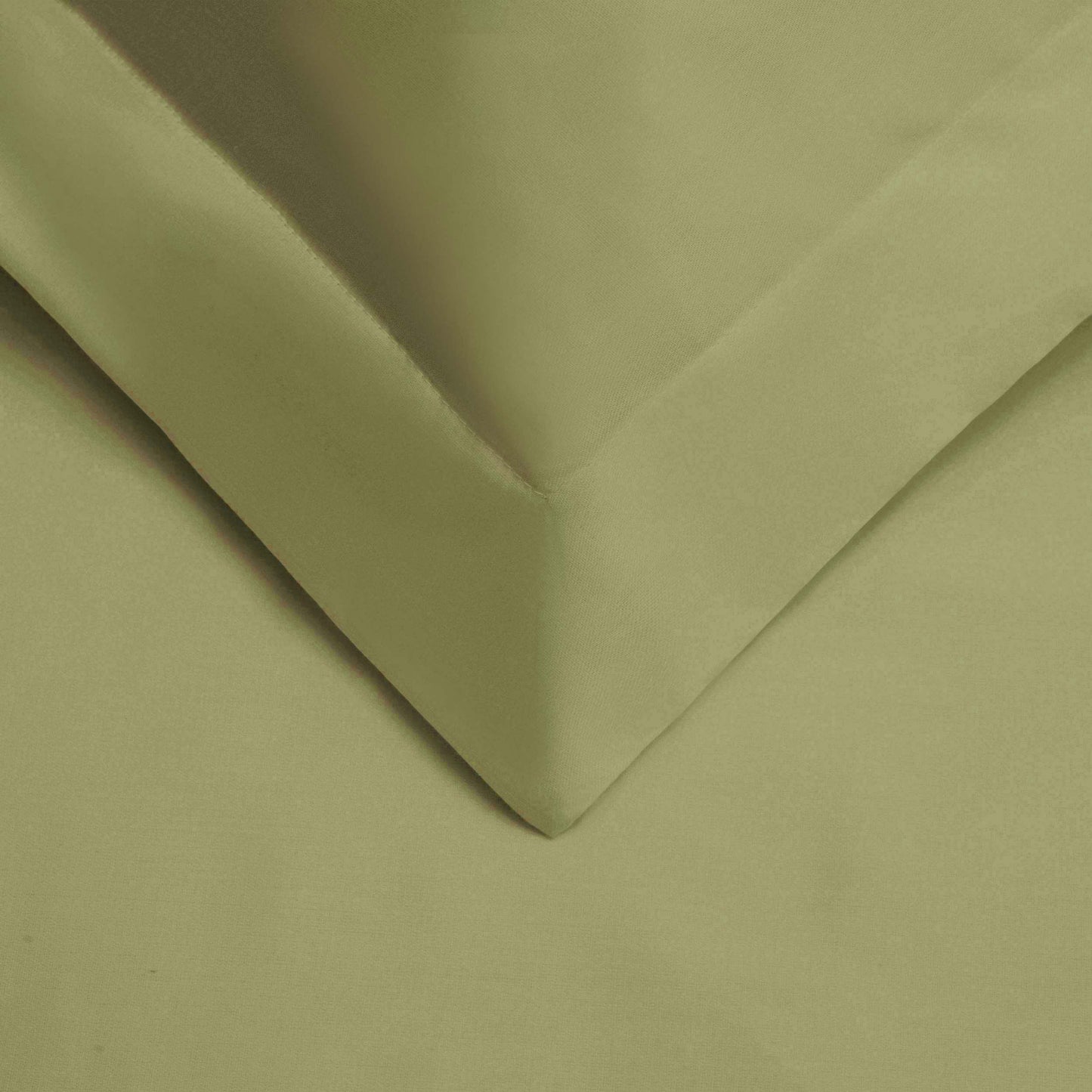 Superior Premium Egyptian Cotton 530 Thread Count Solid Duvet Cover Set - Sage