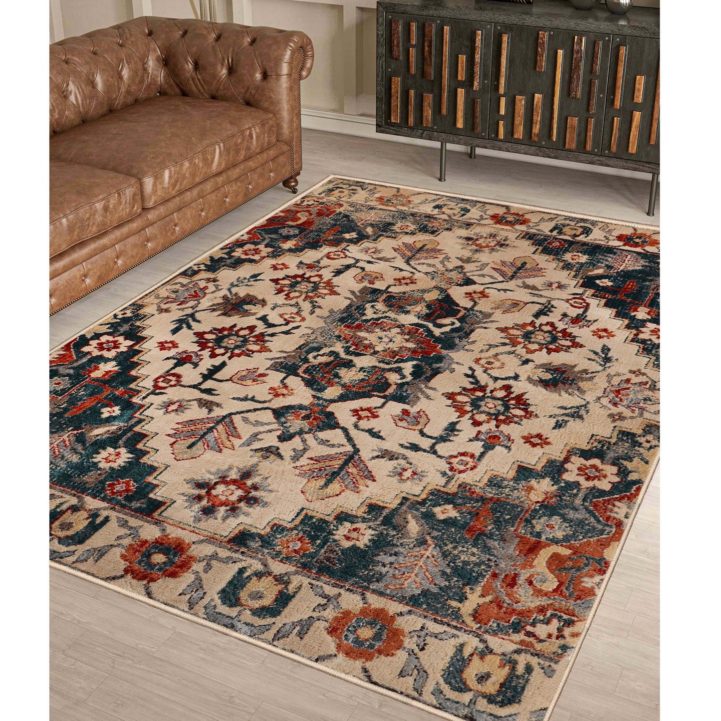 Superior Leena Tribal Medallion Traditional Indoor Area Rug or Runner Rug
