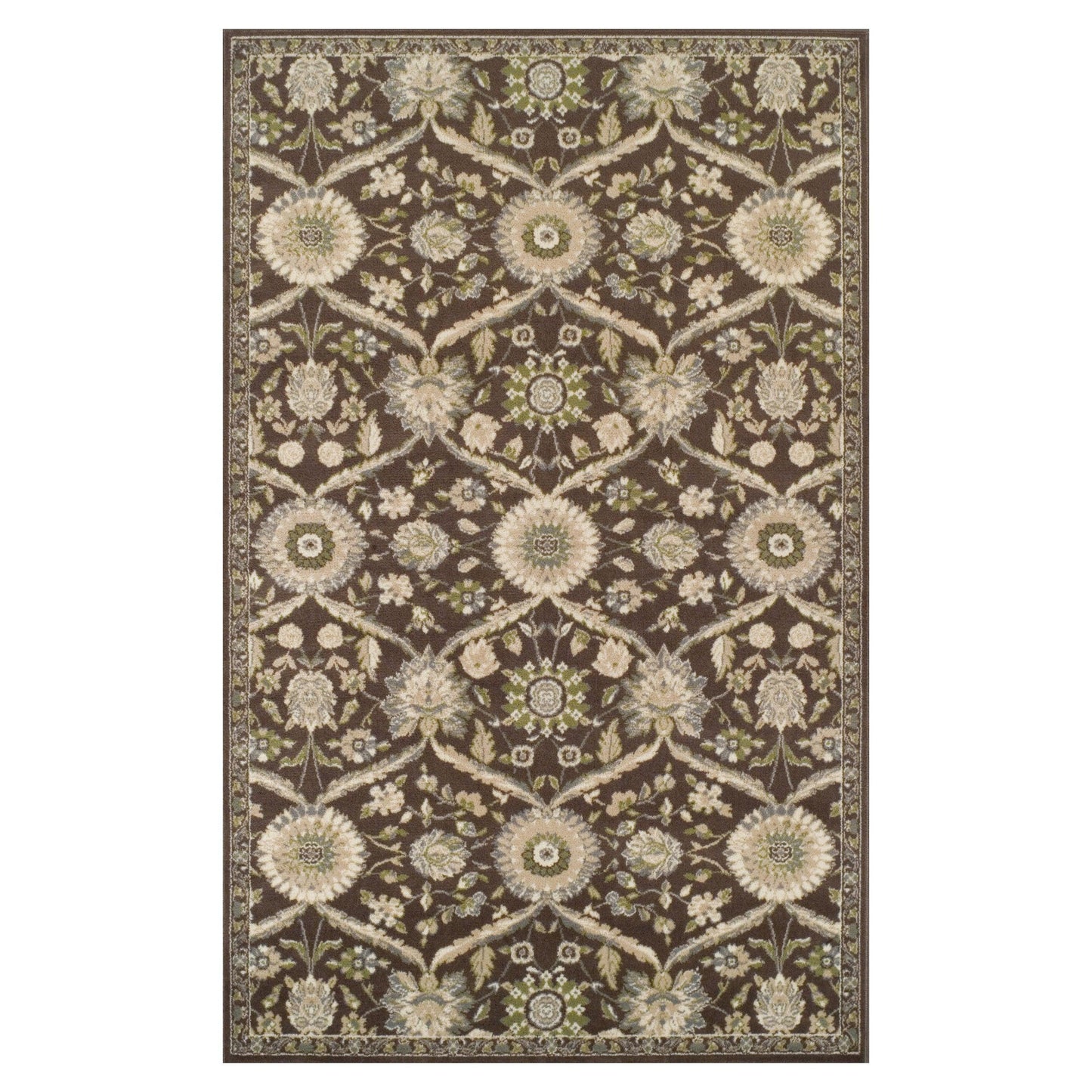 Chandler Vintage Floral Damask Area Rug