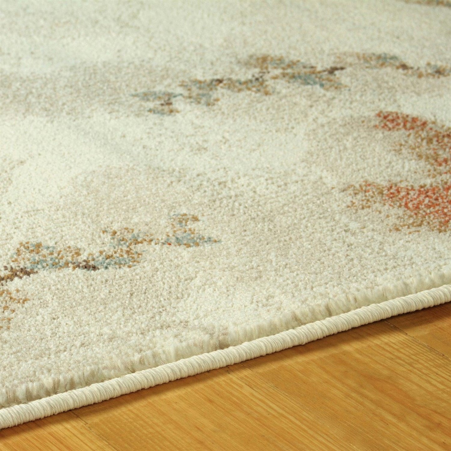 Superior Fiore Modern Oriental Floral Area Rug - Stone