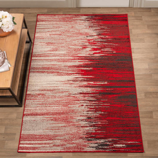 Superior Meldrick Abstract Ombre Contemporary Area Rug