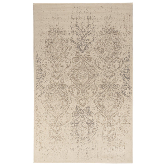 Superior Otomar Traditional Oriental Damask Indoor Area or Runner Rug
