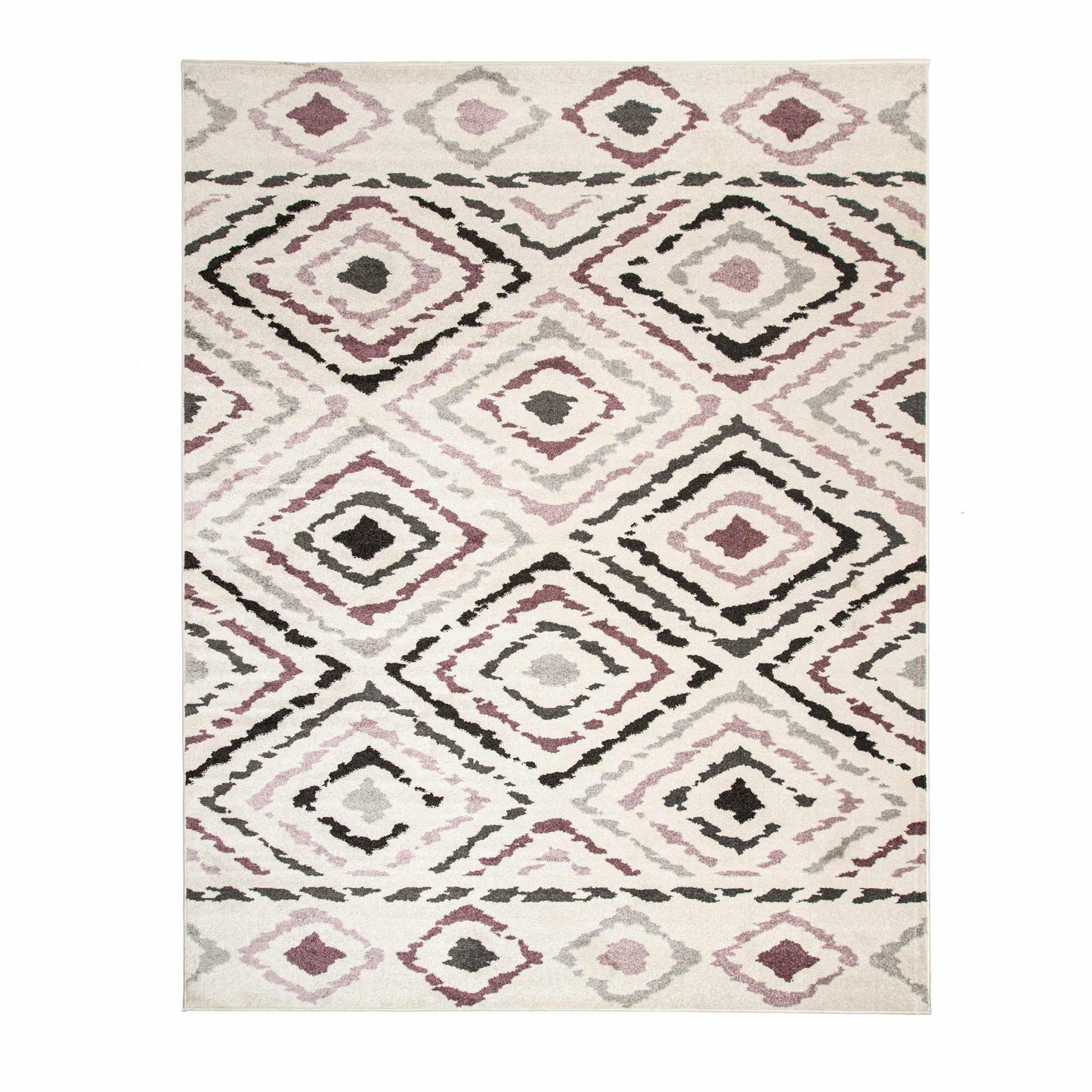 Superior Sahara Contemporary Geometric Diamonds Indoor Area Rug