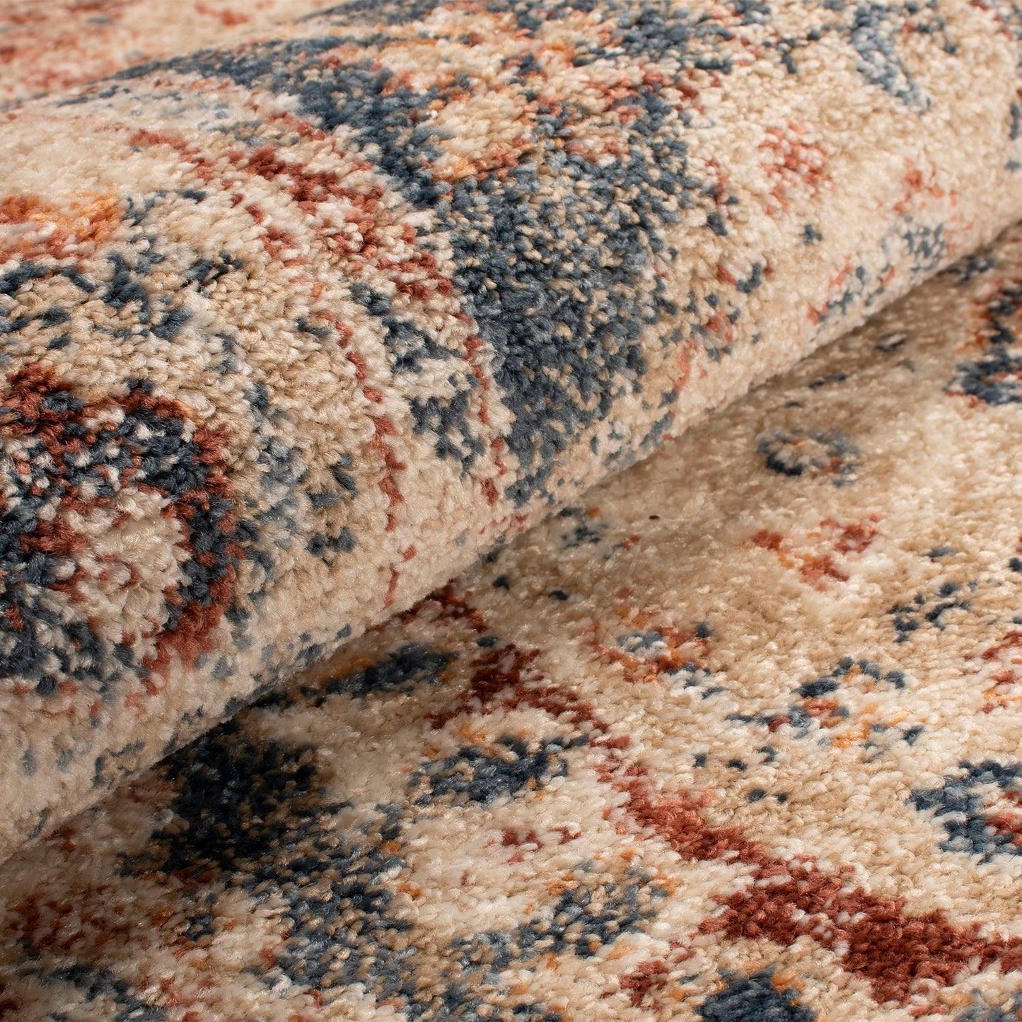 Superior Sibylla Vintage Persian Floral Medallion Indoor Area Rug