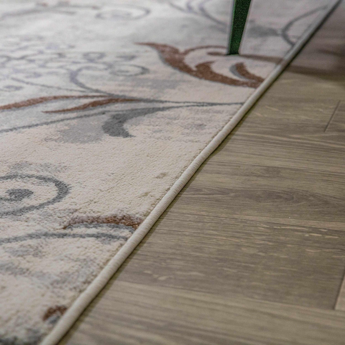 Superior Adsila Iridescent Floral Modern Area Rug or Runner - Hazelnut