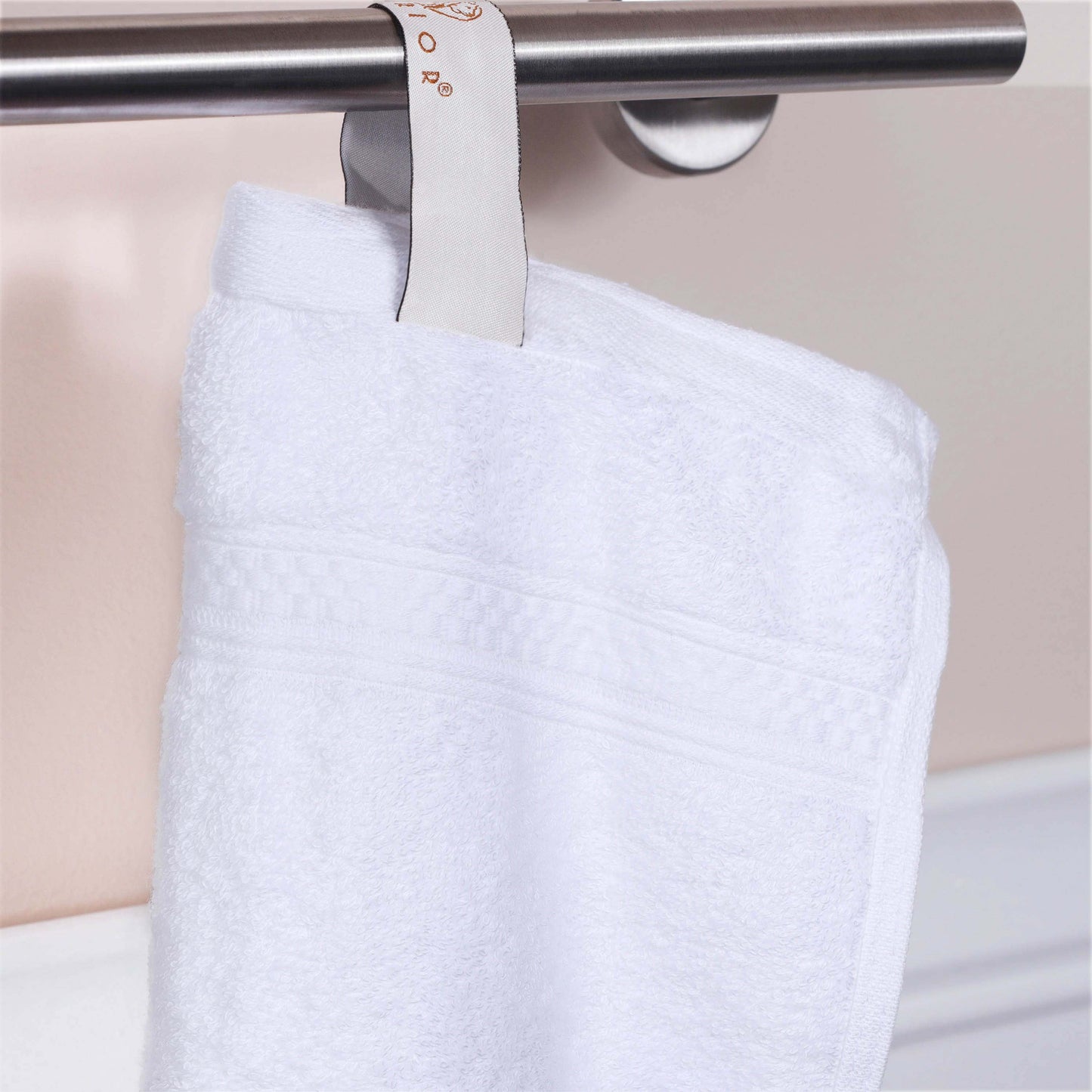Rayon from Bamboo Cotton Blend Luxury Assorted 18 Piece Towel Set - White