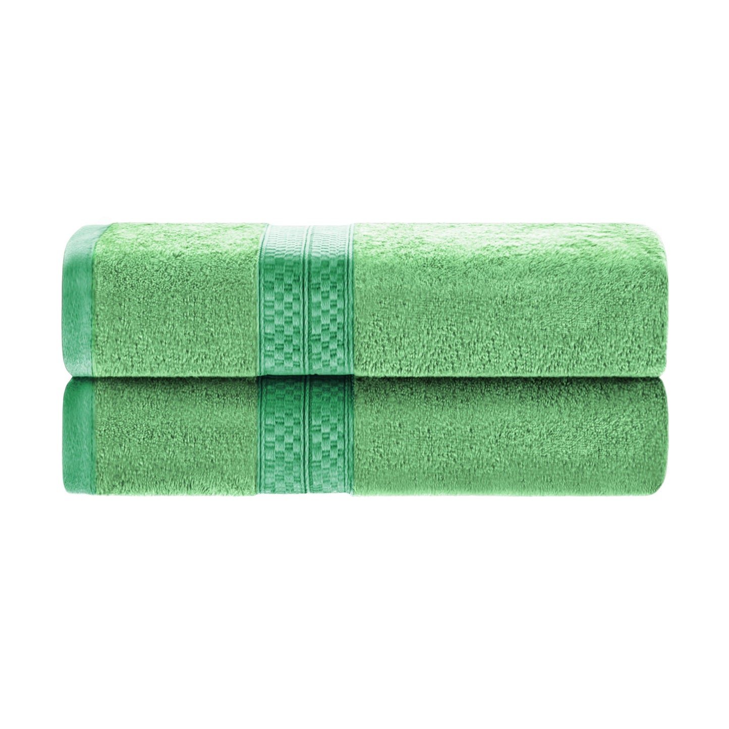 Rayon from Bamboo Ultra-Plush Heavyweight 2-Piece Bath Towel Set - Spring Green