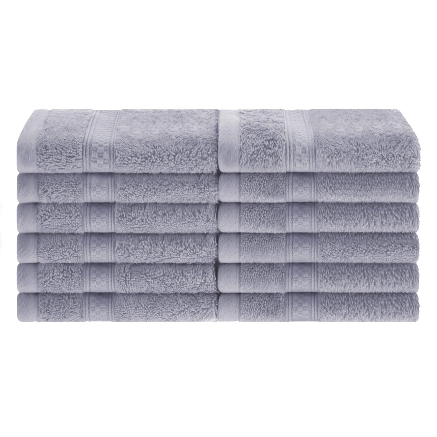 Rayon from Bamboo Ultra-Plush Heavyweight Assorted 12-Piece Towel Set - Chrome