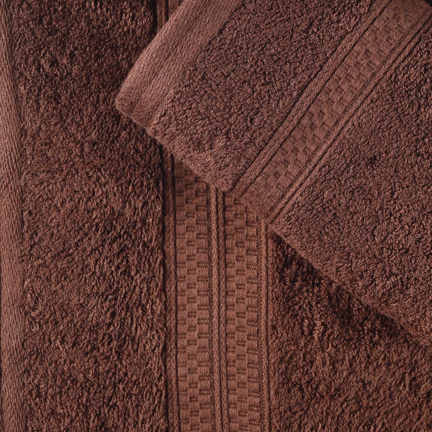 Rayon from Bamboo Ultra-Plush Heavyweight Assorted 12-Piece Towel Set - Cocoa