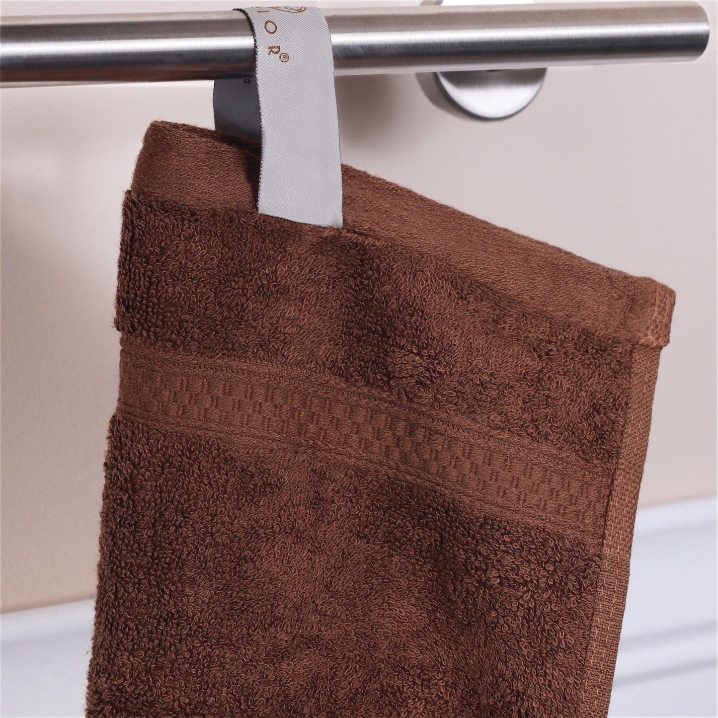 3Rayon from Bamboo Ultra-Plush Heavyweight Assorted 6-Piece Towel Set - Cocoa