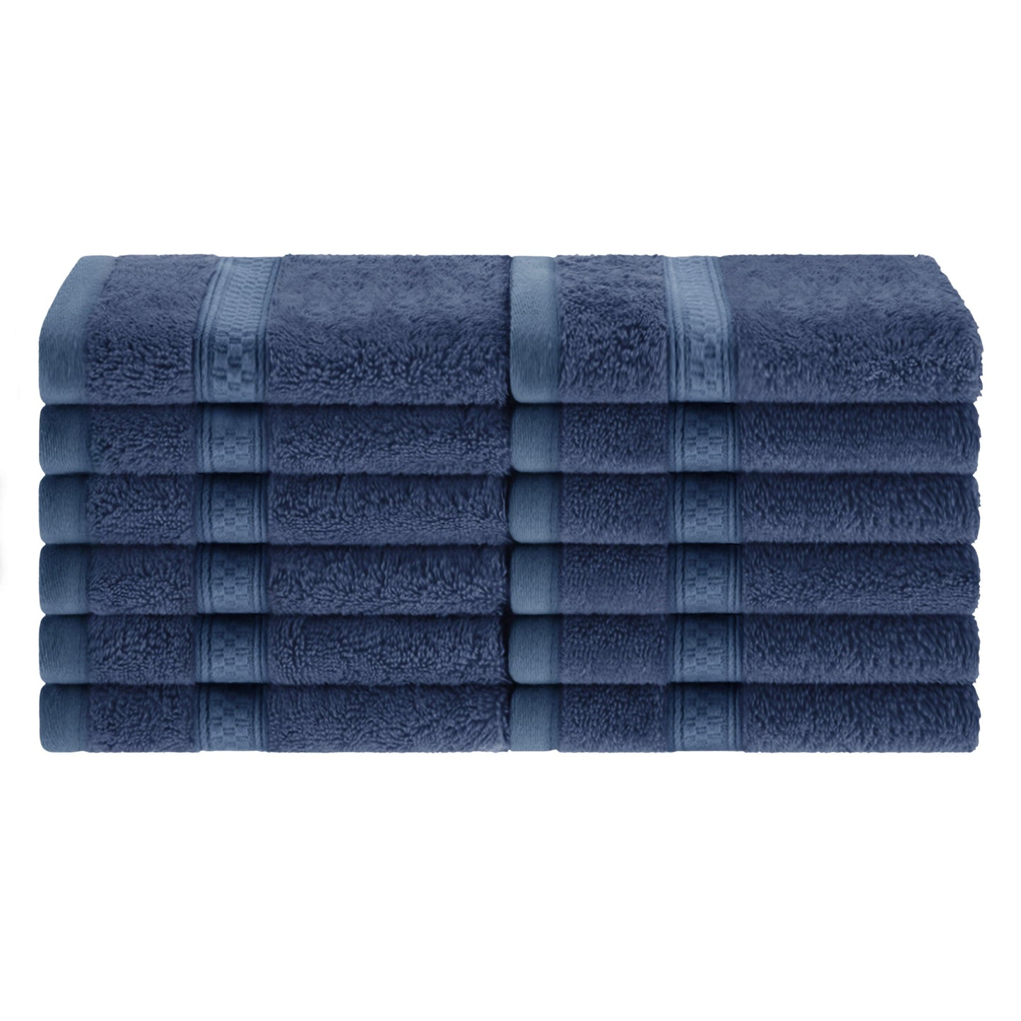Rayon from Bamboo Ultra-Plush Heavyweight Assorted 12-Piece Towel Set - River Blue