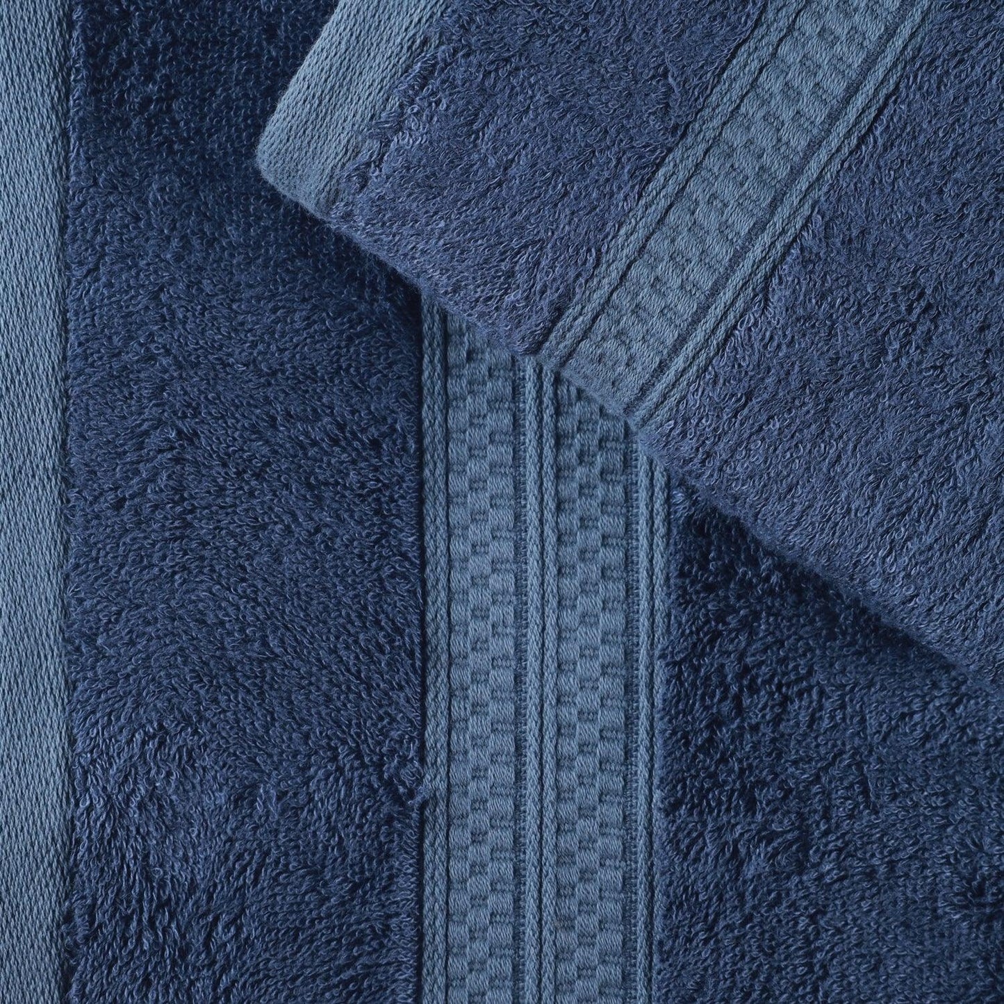 Rayon from Bamboo Ultra-Plush Heavyweight Assorted 6-Piece Towel Set - River Blue