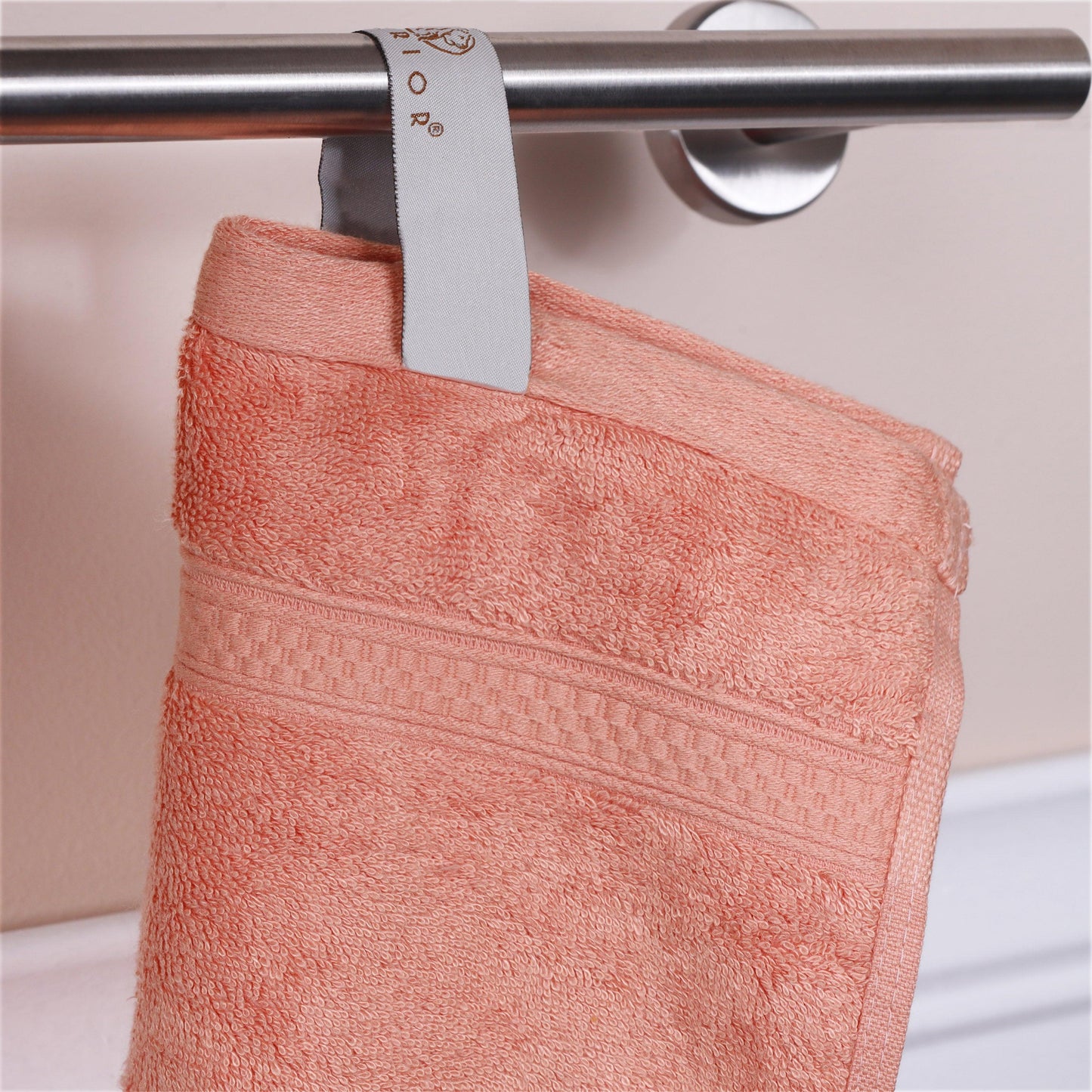 Rayon from Bamboo Ultra-Plush Heavyweight Assorted 12-Piece Towel Set - Salmon