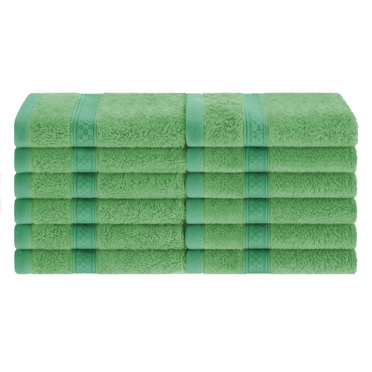 Rayon from Bamboo Ultra-Plush Heavyweight Assorted 12-Piece Towel Set - Spring Green