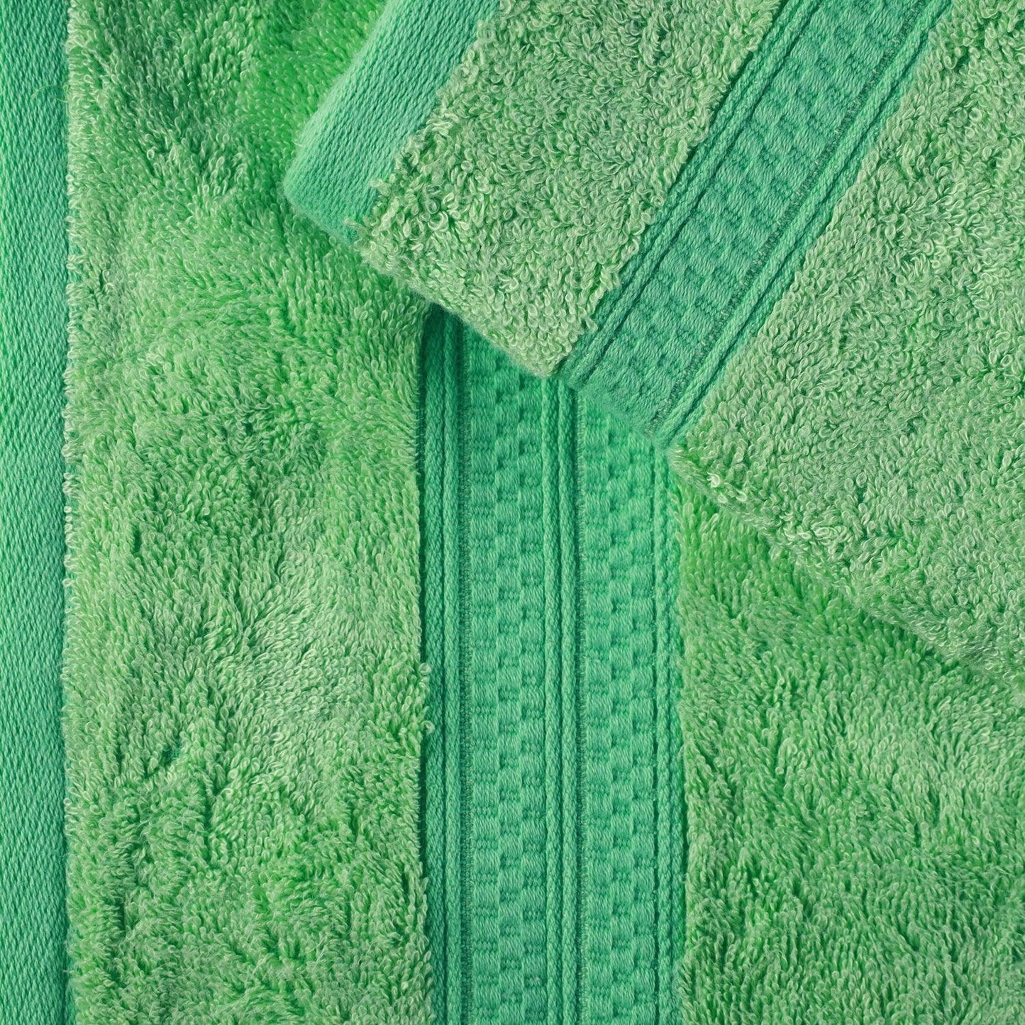 Rayon from Bamboo Ultra-Plush Heavyweight Assorted 12-Piece Towel Set - Spring Green
