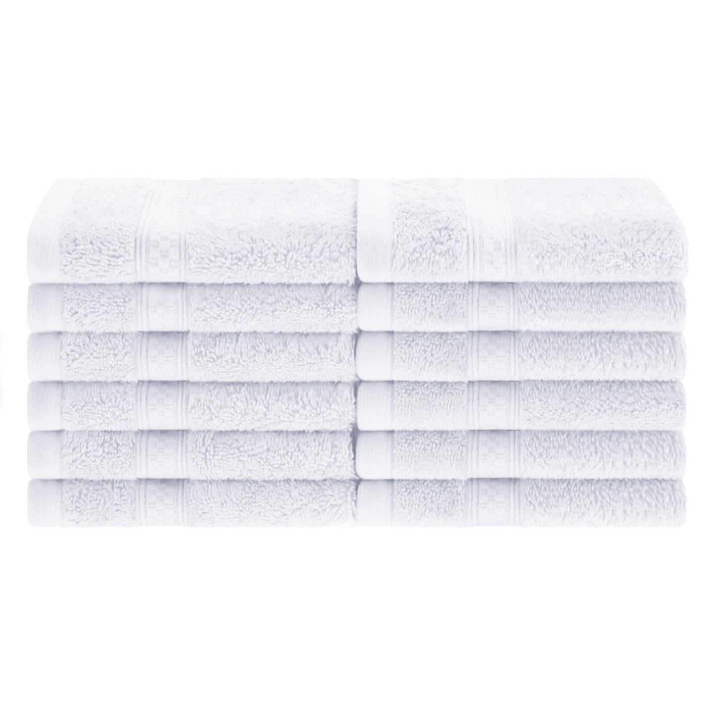 Rayon from Bamboo Ultra-Plush Heavyweight Assorted 12-Piece Towel Set - White