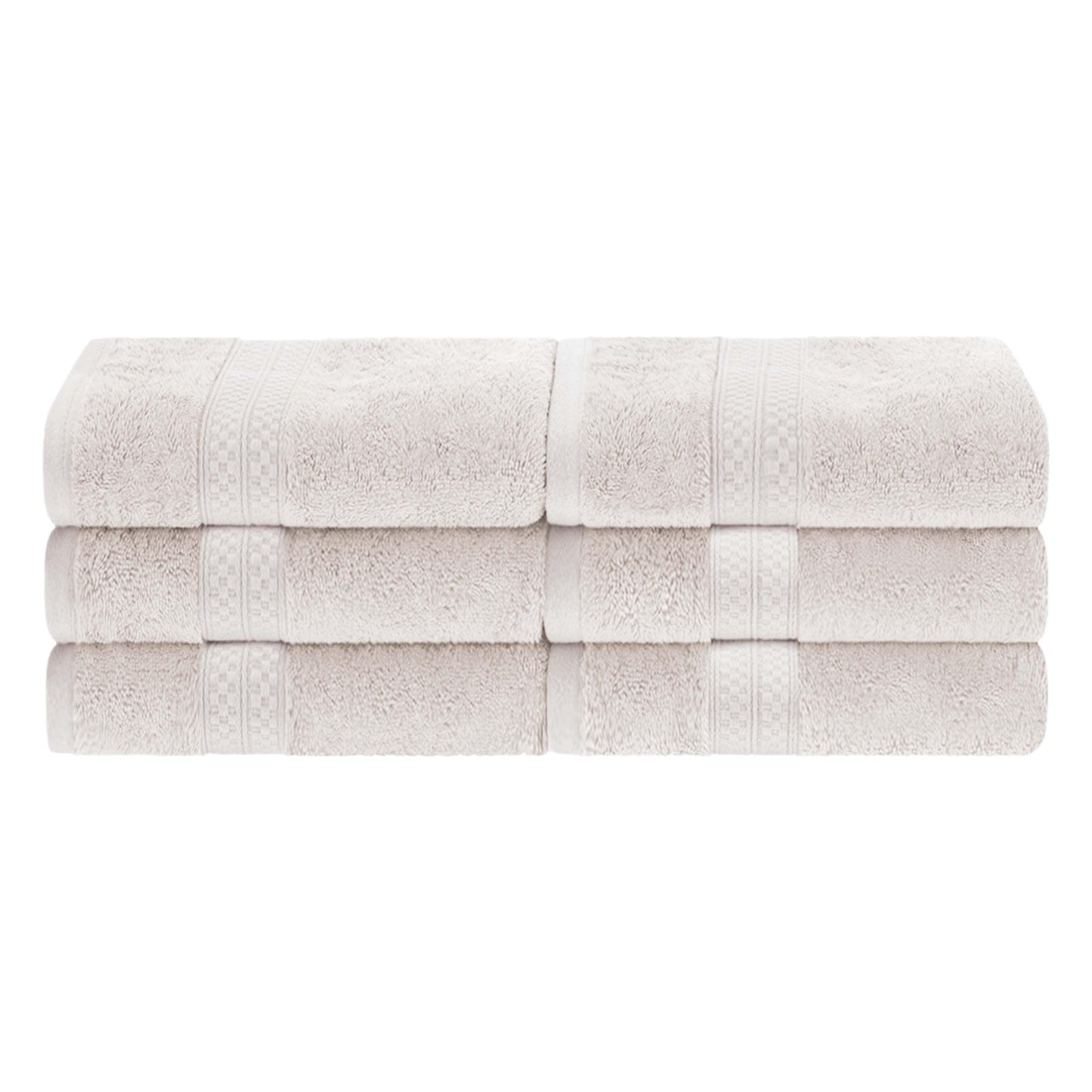 Rayon from Bamboo Ultra-Plush Heavyweight 6-Piece Hand Towel Set - Ivory