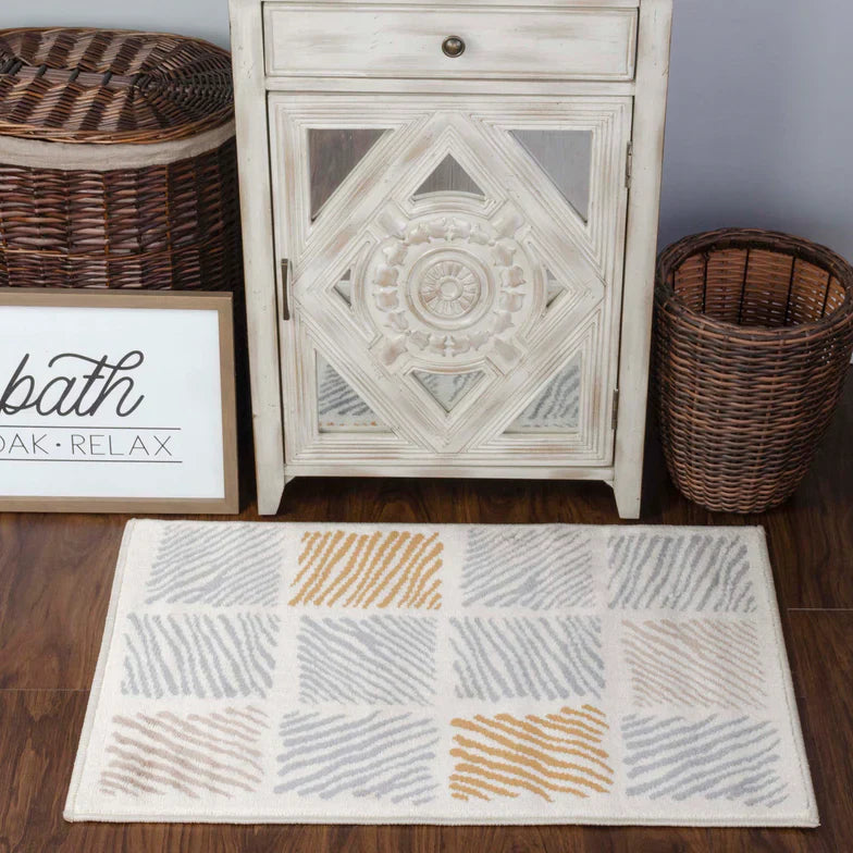 Lysandra Modern Geometric Indoor Area Rug - Gray