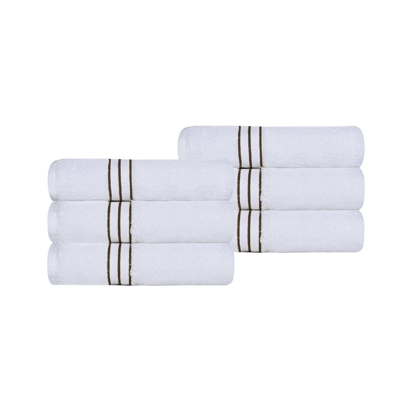 Ultra-Plush Turkish Cotton Hotel Collection Super Absorbent Solid Luxury Bathroom Set - Latte