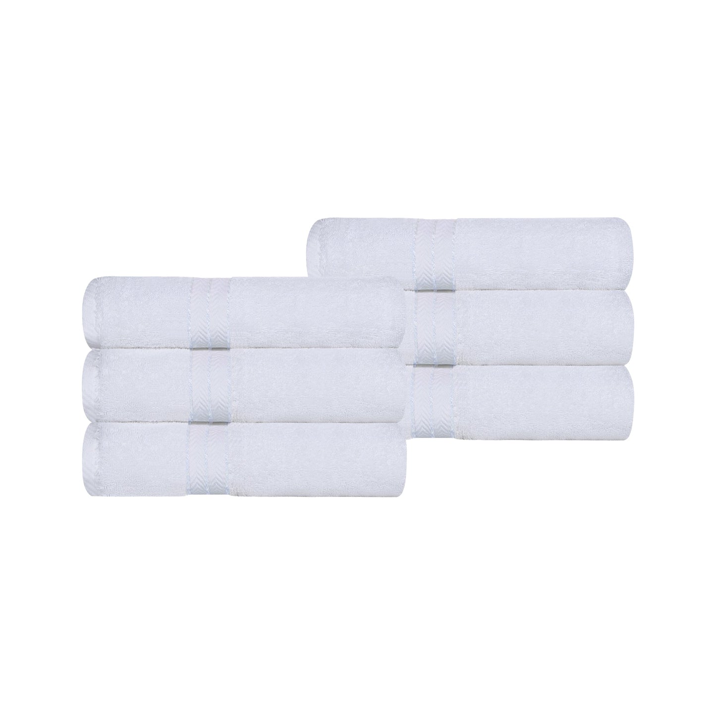 Ultra-Plush Turkish Cotton Hotel Collection Super Absorbent Solid Luxury Bathroom Set - White