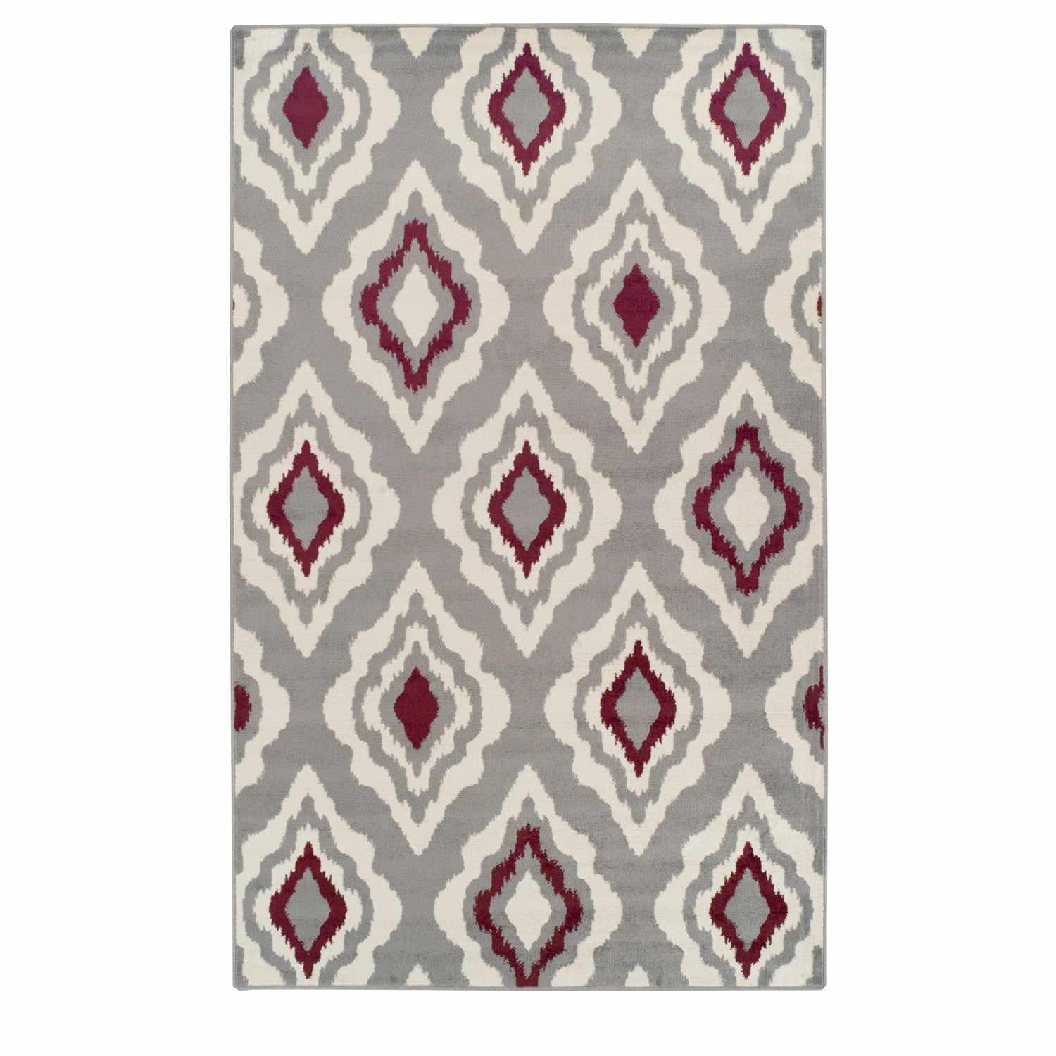 Superior Oversized Diamond Lattice Contemporary Area Rug