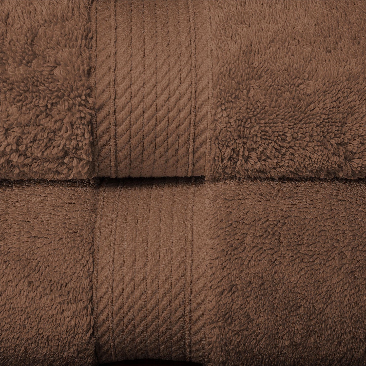 Madison Egyptian Cotton Pile Plush Heavyweight 6 Piece Towel Set