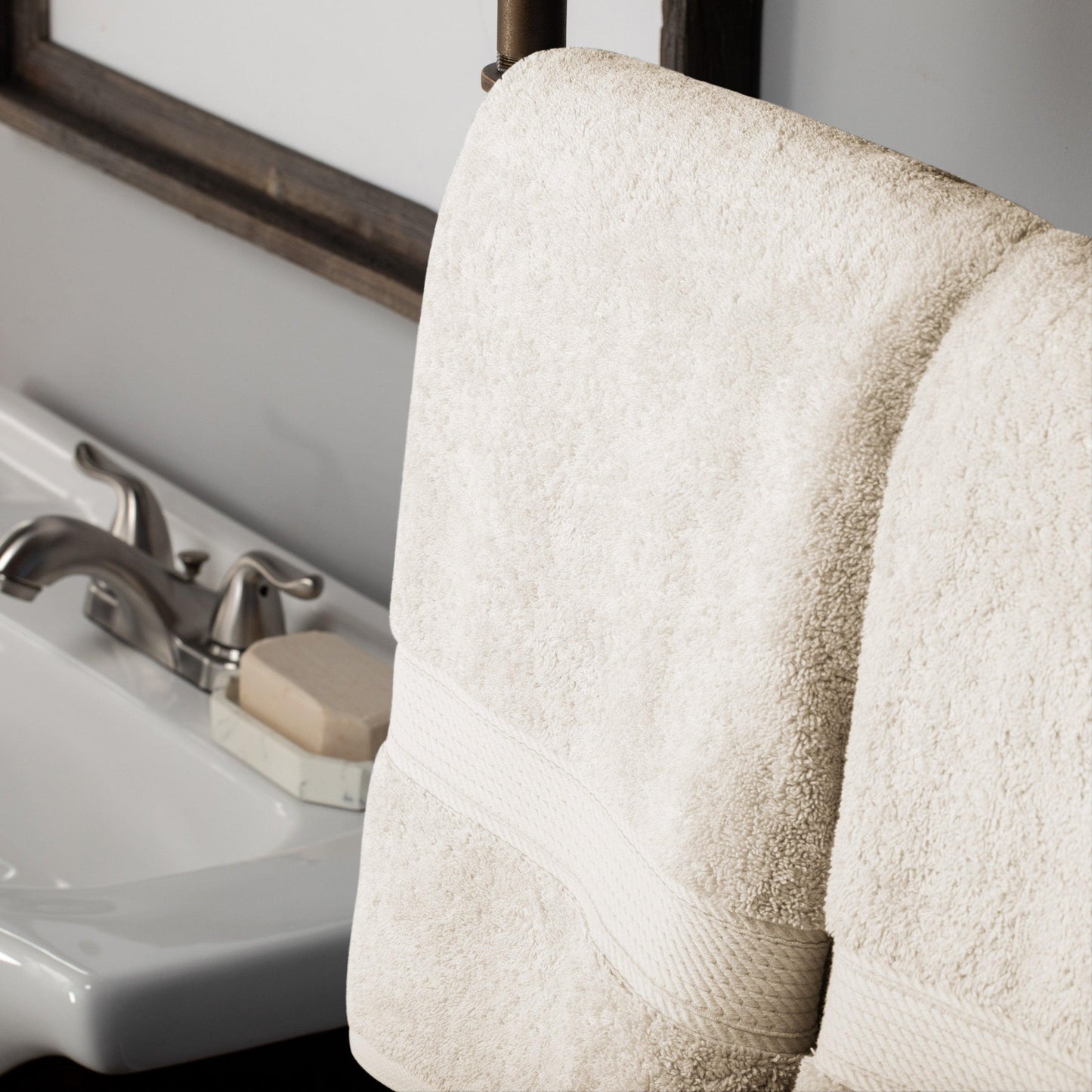 Madison Egyptian Cotton Pile Plush Heavyweight 6 Piece Towel Set