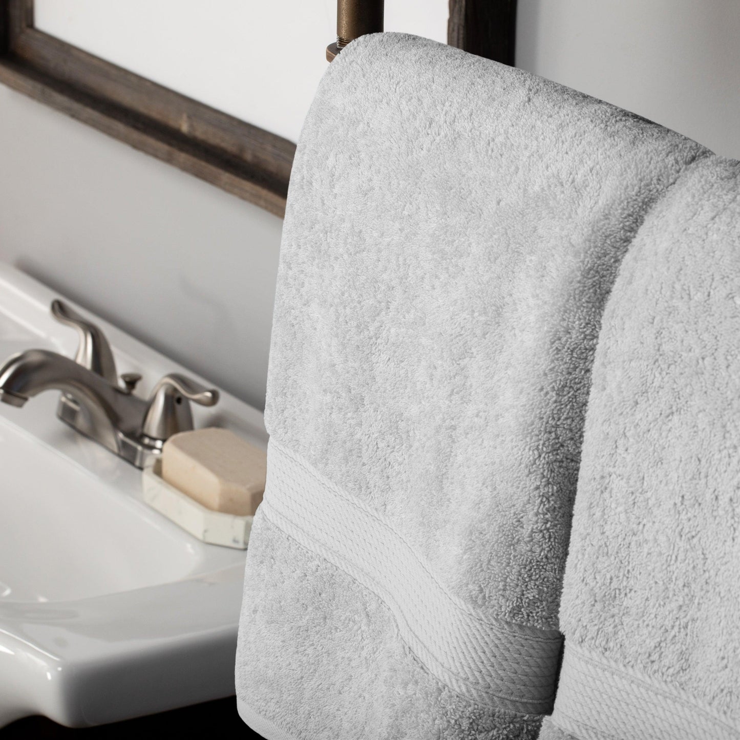 Madison Egyptian Cotton Pile Plush Heavyweight 6 Piece Towel Set