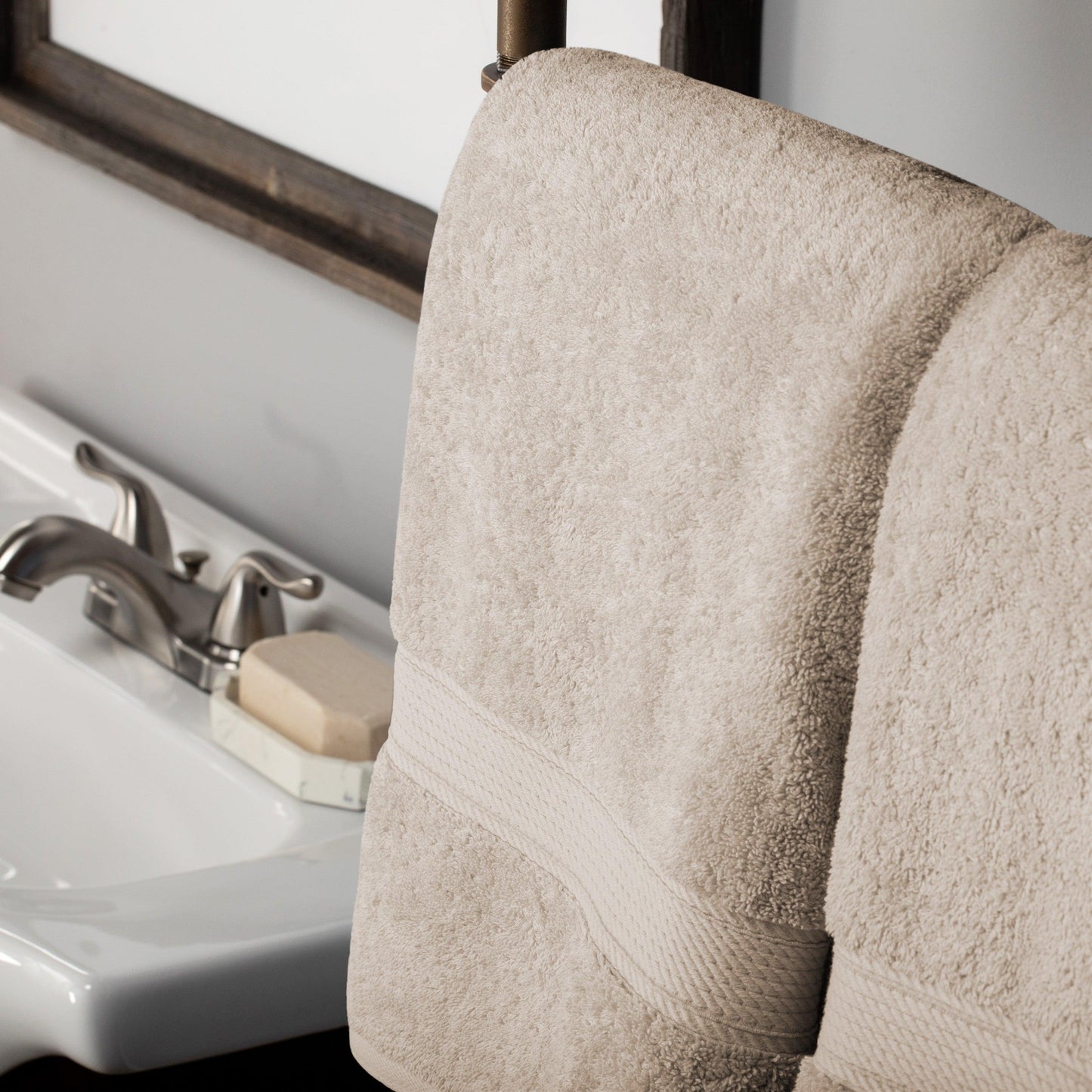 Madison Egyptian Cotton Pile Plush Heavyweight 6 Piece Towel Set