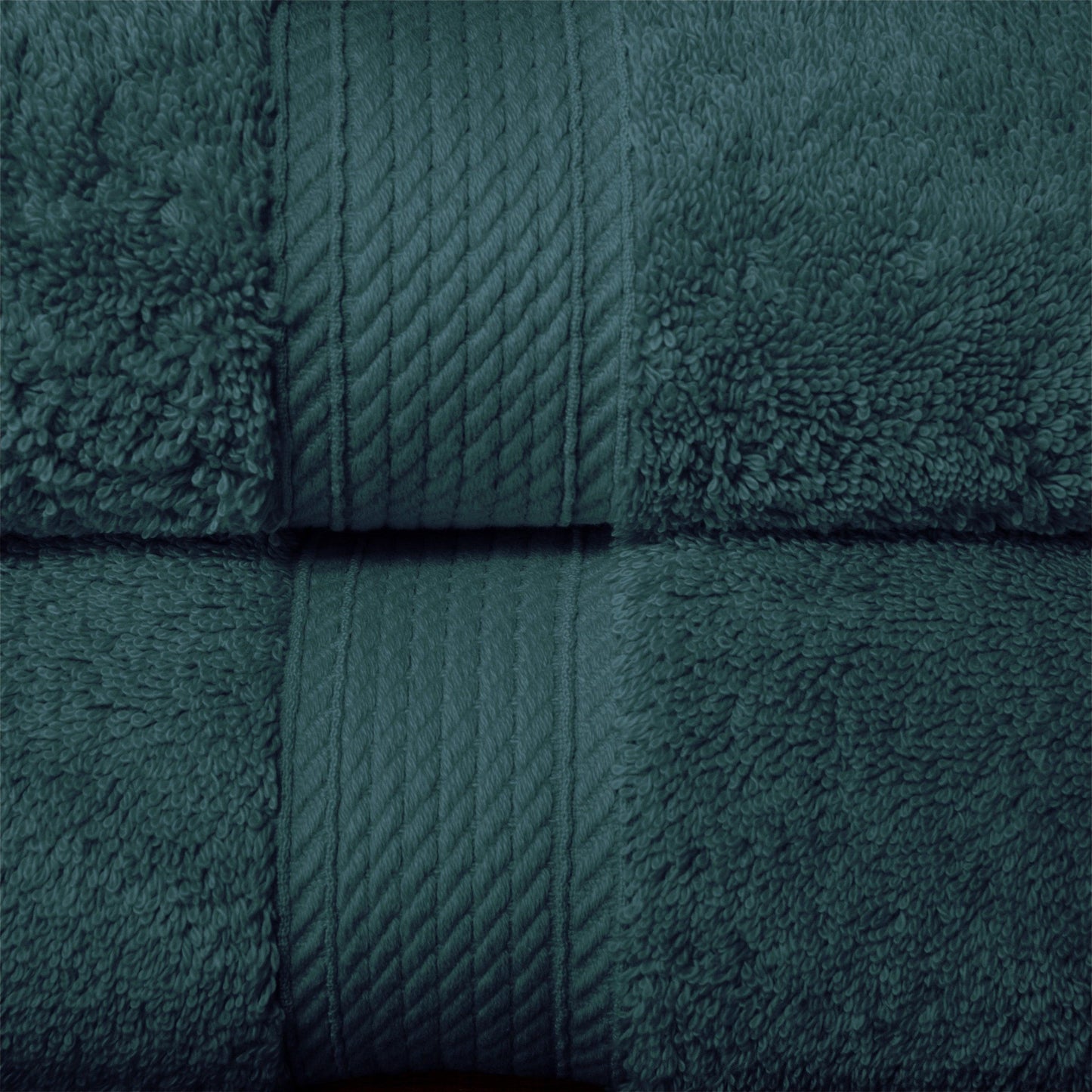Madison Egyptian Cotton Pile Plush Heavyweight 6 Piece Towel Set