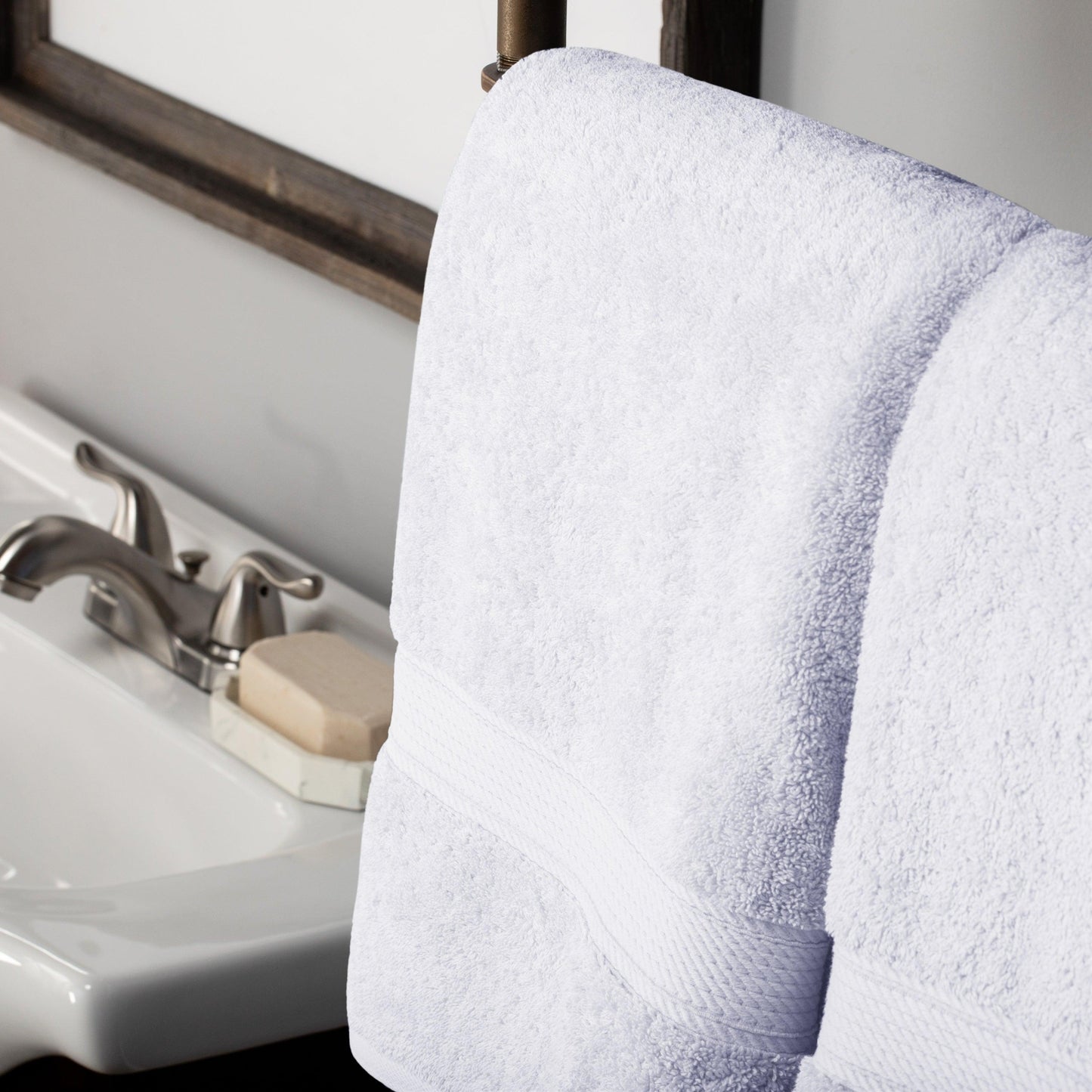 Madison Egyptian Cotton Pile Plush Heavyweight 6 Piece Towel Set