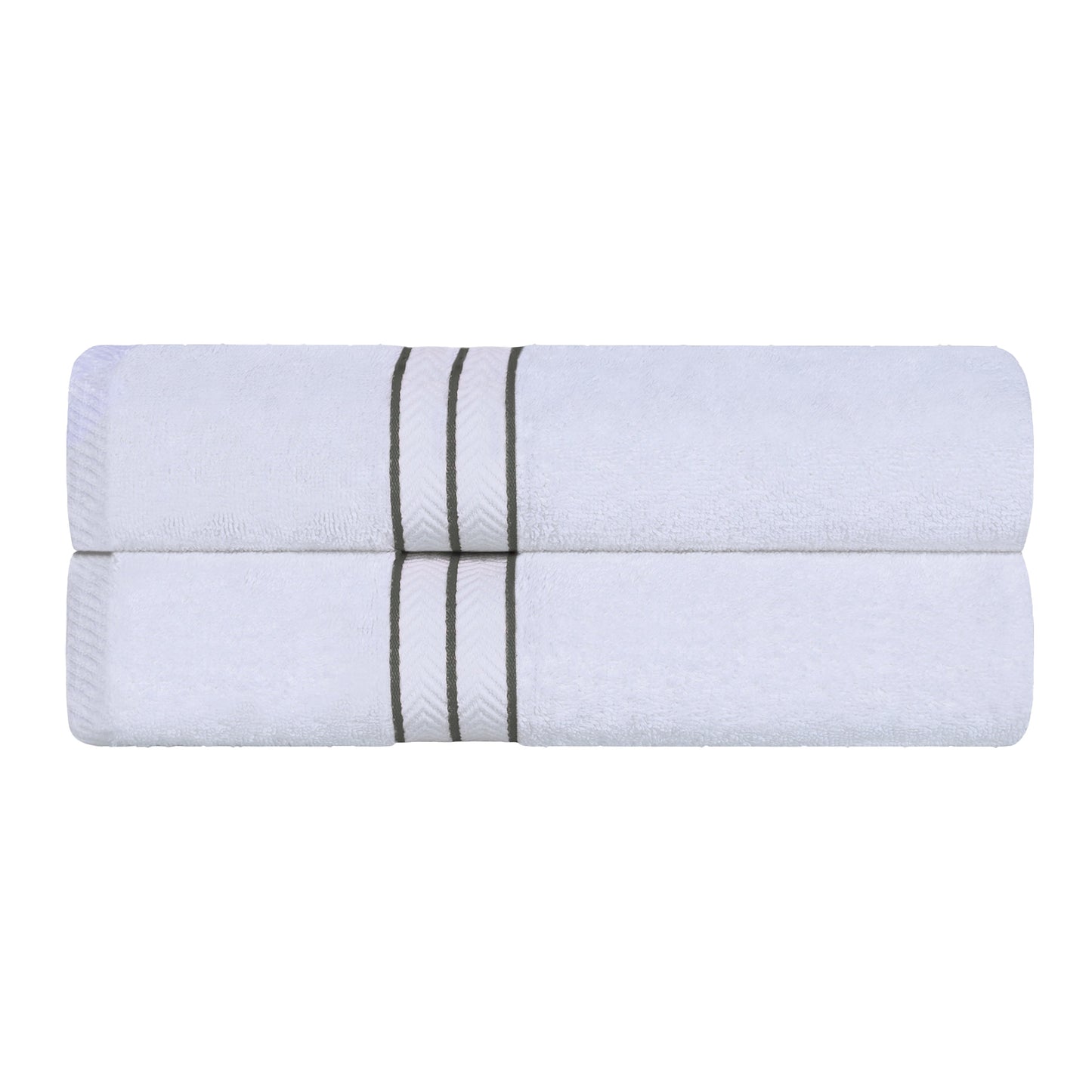 Ultra-Plush Turkish Cotton Hotel Collection Super Absorbent Solid Luxury Bathroom Set - Charcoal