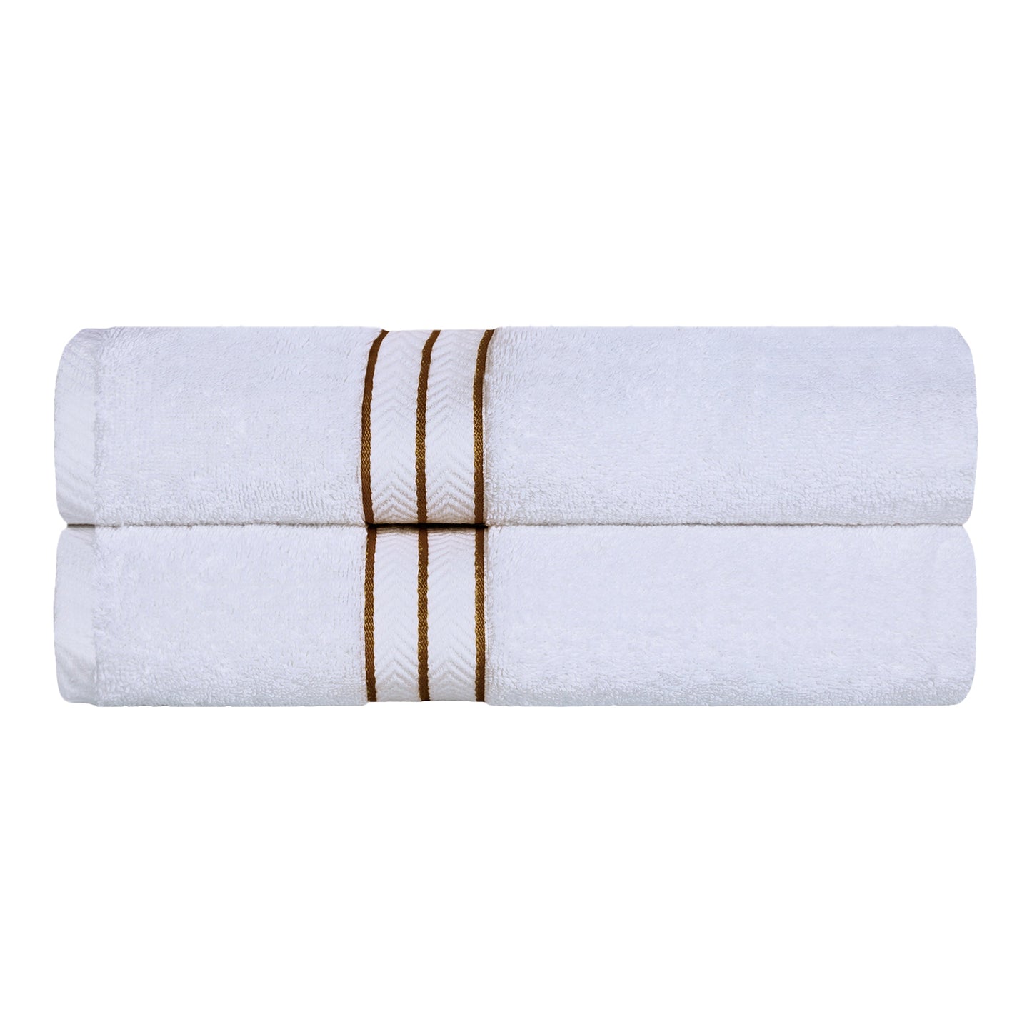Ultra-Plush Turkish Cotton Hotel Collection Super Absorbent Solid Luxury Bathroom Set - Toast