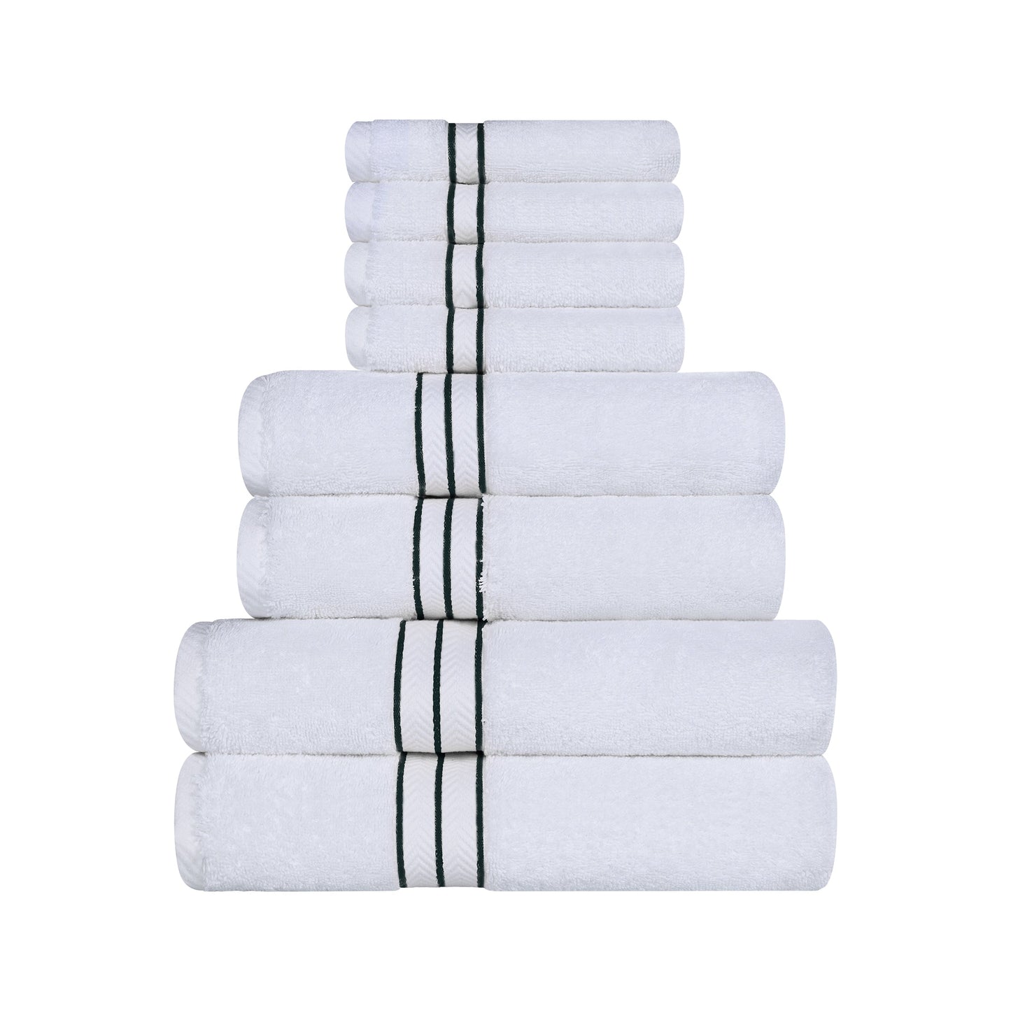 Ultra-Plush Turkish Cotton Hotel Collection Super Absorbent Solid Luxury Bathroom Set - Teal