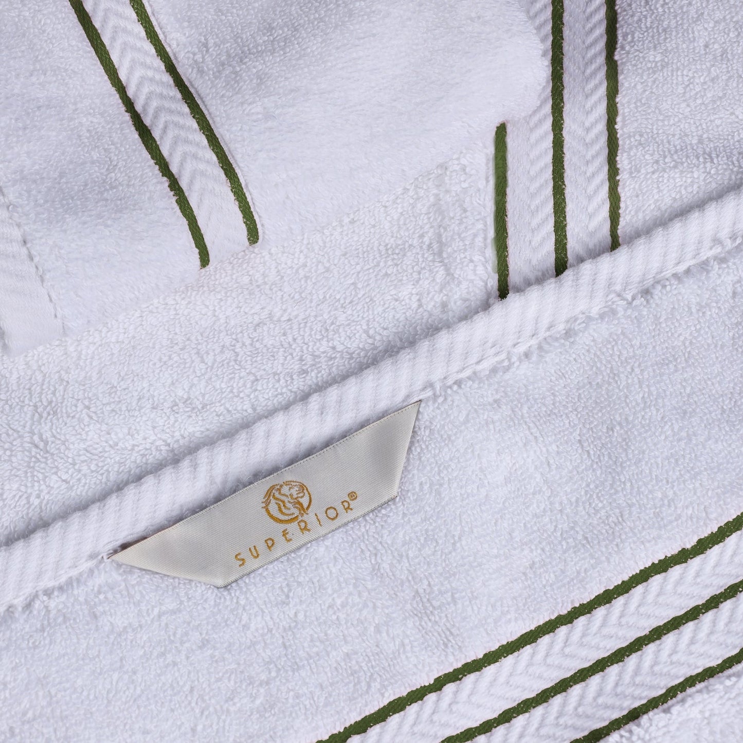 Ultra-Plush Turkish Cotton Hotel Collection Super Absorbent Solid Luxury Bathroom Set - Forest Green
