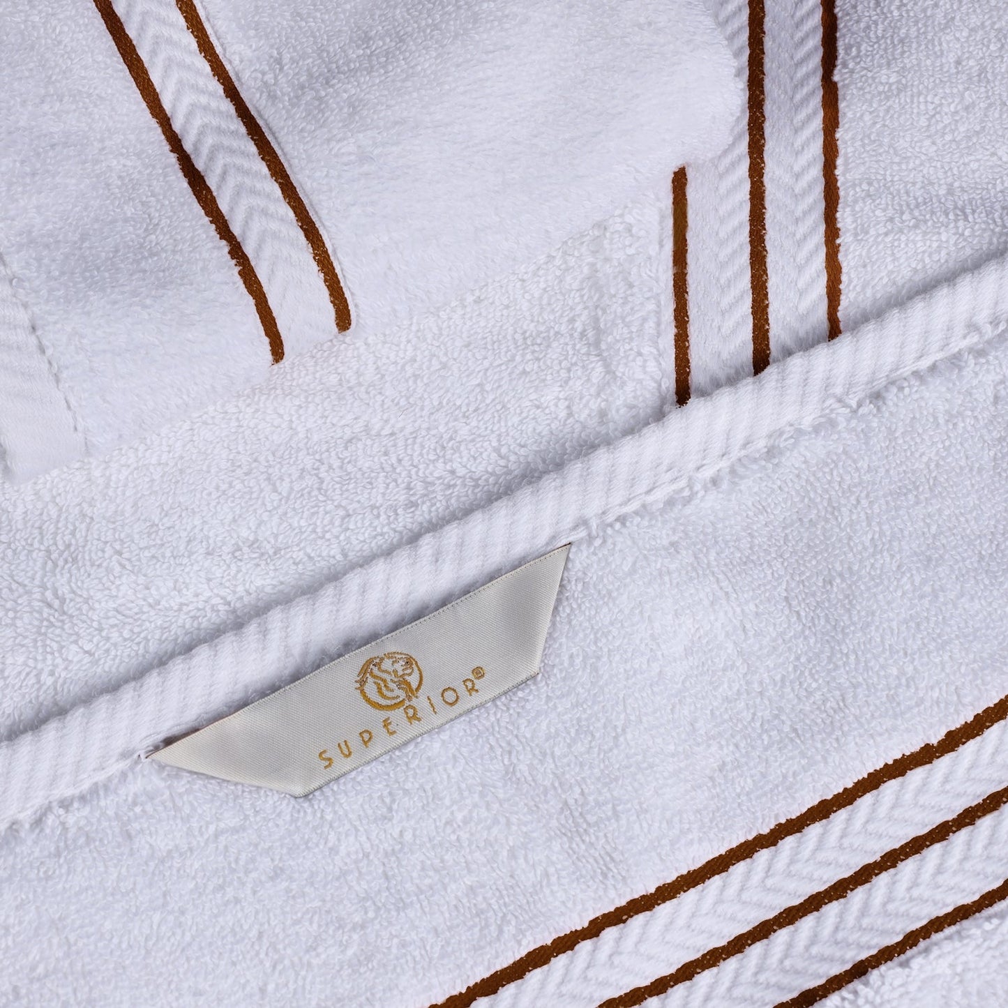 Ultra-Plush Turkish Cotton Hotel Collection Super Absorbent Solid Luxury Bathroom Set - Toast
