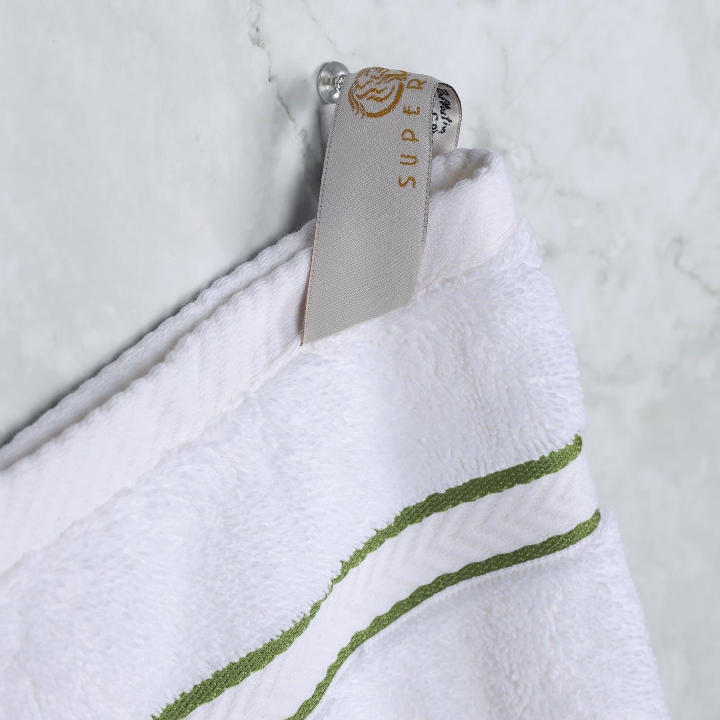 Ultra-Plush Turkish Cotton Hotel Collection Super Absorbent Solid Luxury Bathroom Set - Forest Green
