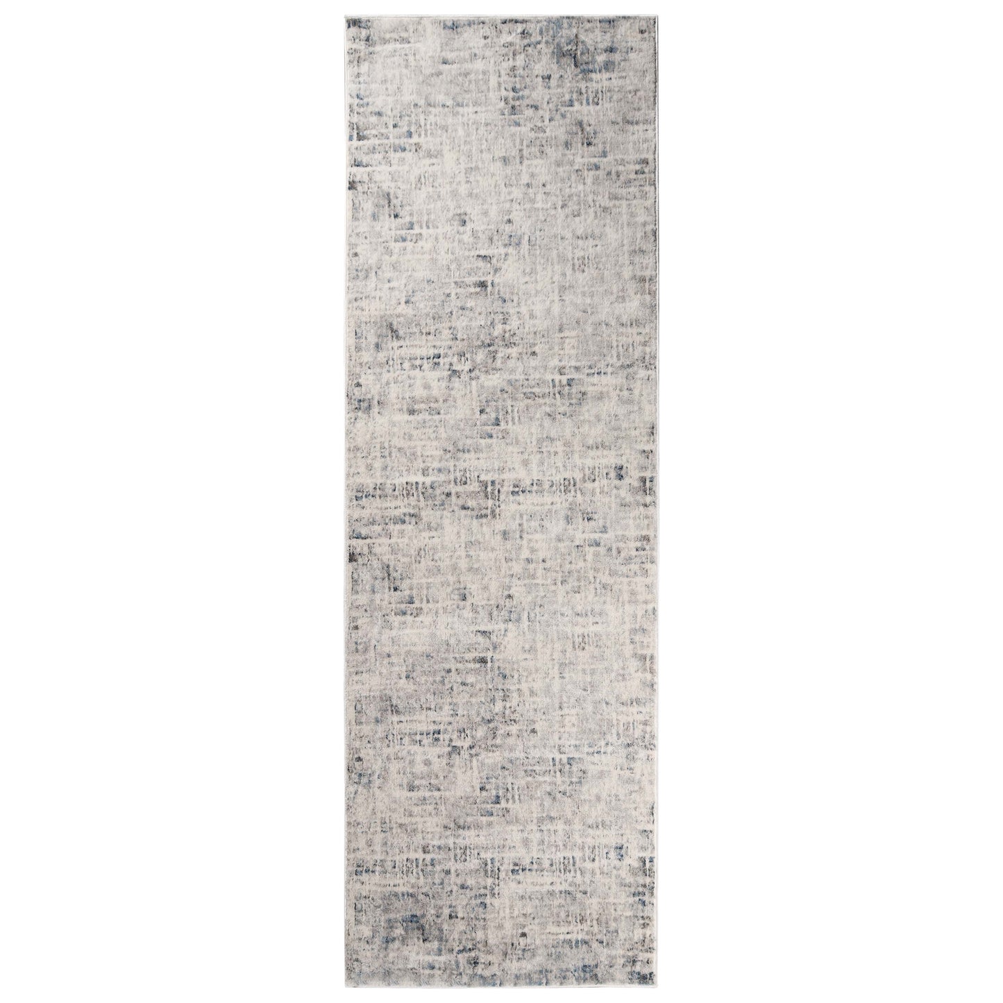 Acer Distressed Contemporary Abstract Modern Indoor Area Rug - Blue